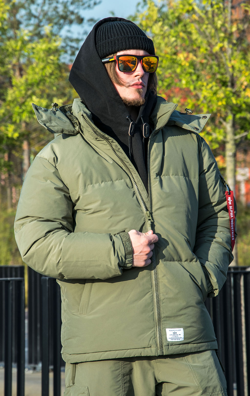 Куртка ALPHA INDUSTRIES PUFFER PARKA FW 23/24 m OG-107 green 