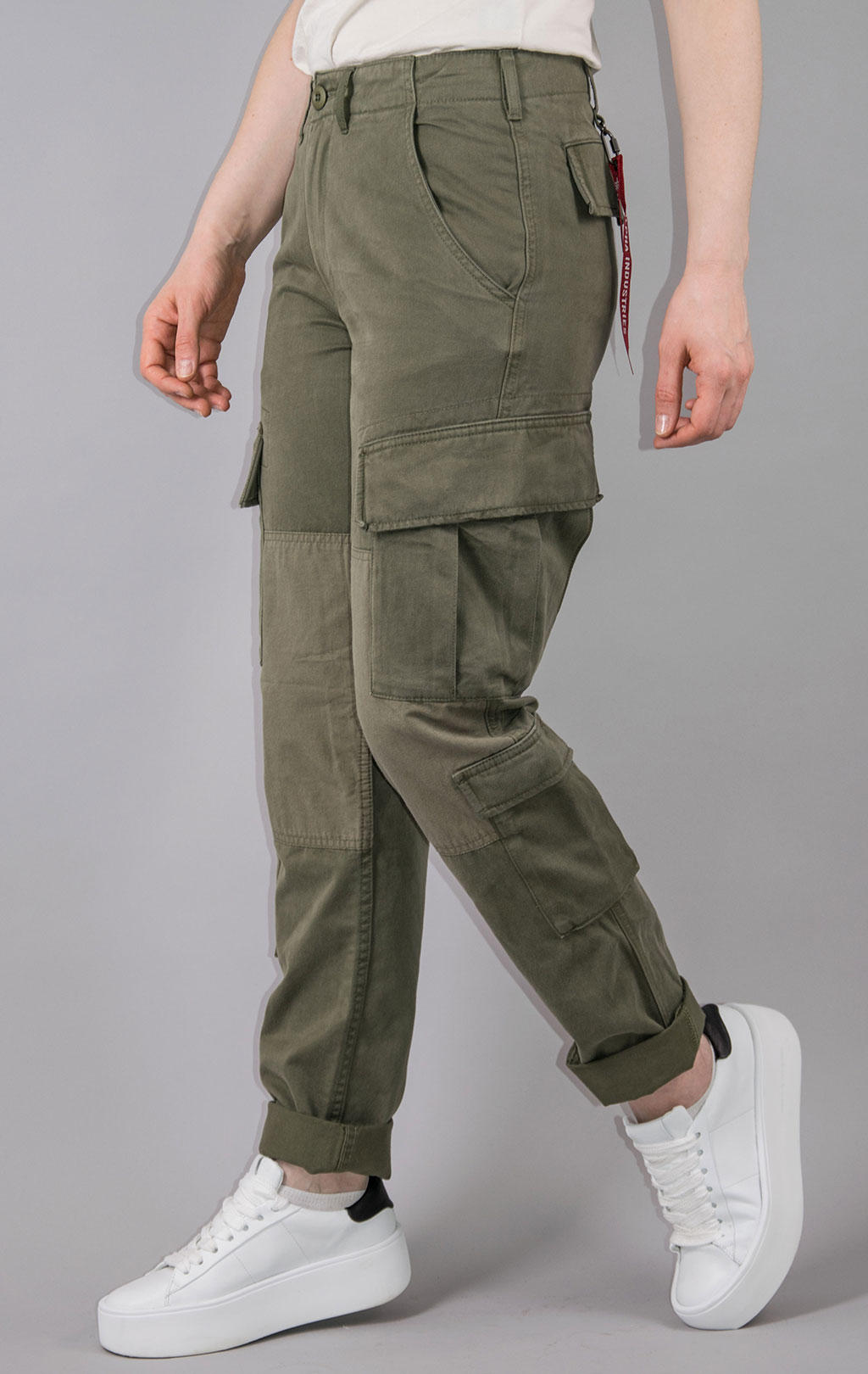 Брюки-карго ALPHA INDUSTRIES ACU PANT dark olive 