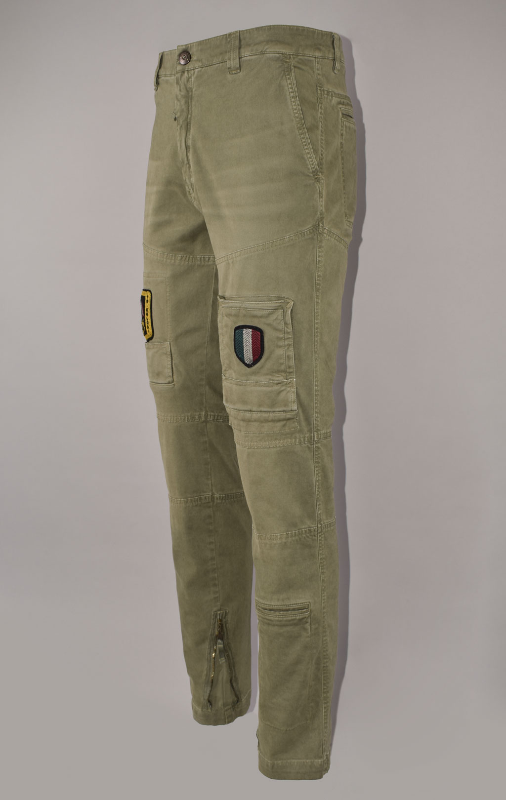 Брюки-карго AERONAUTICA MILITARE плотные FW 22/23/AL verde militare (PA 1508) 