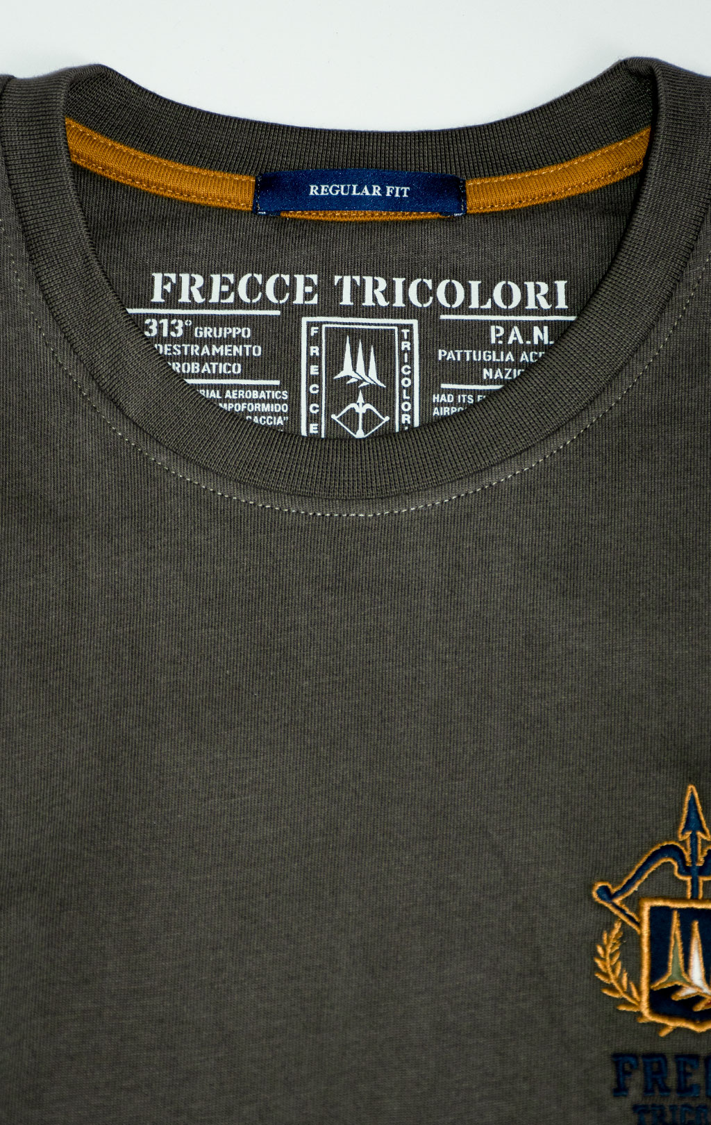 Лонгслив AERONAUTICA MILITARE FW 25/26/BD beluga grey (TS 2466) 
