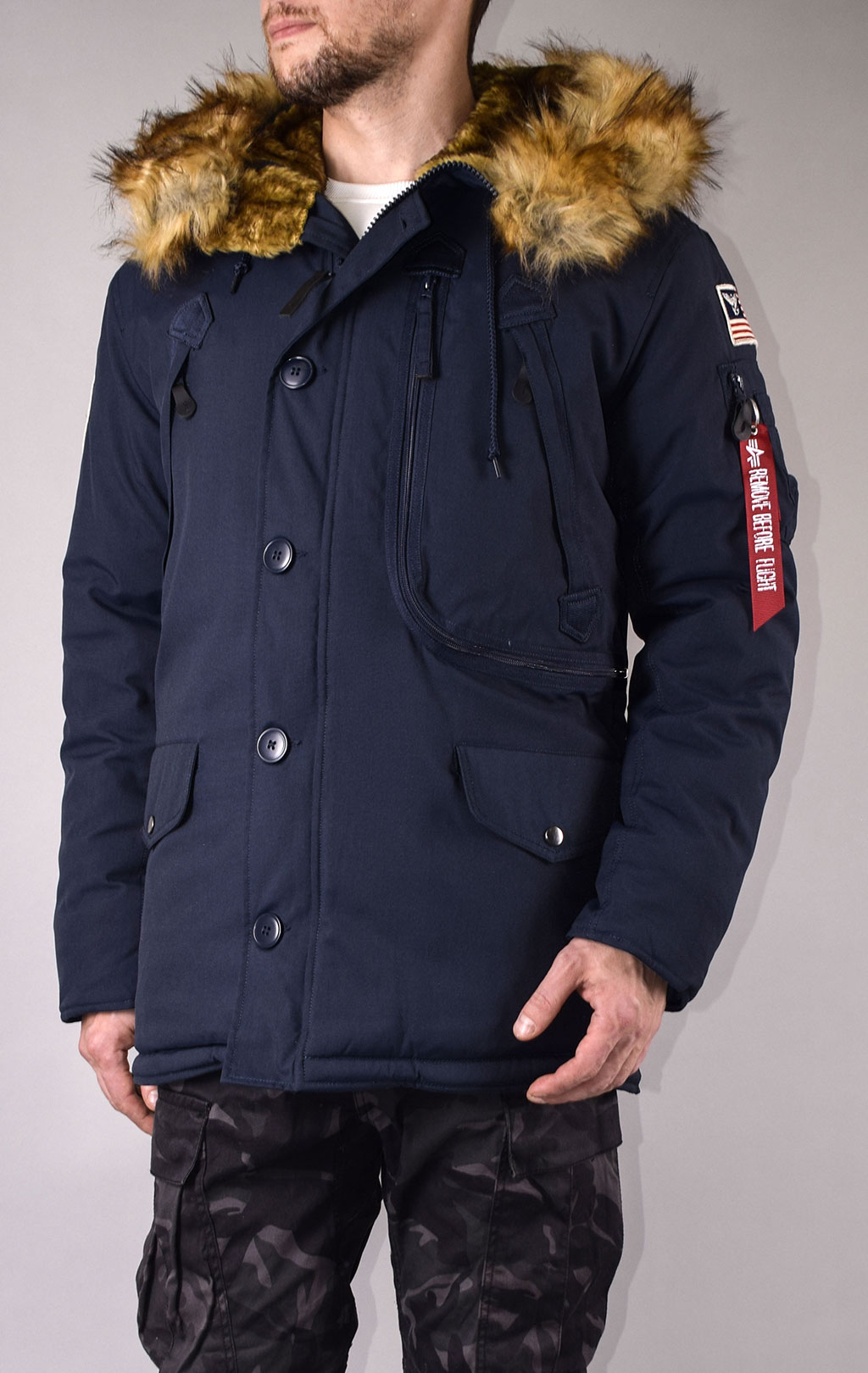 Аляска ALPHA INDUSTRIES POLAR rep. blue 