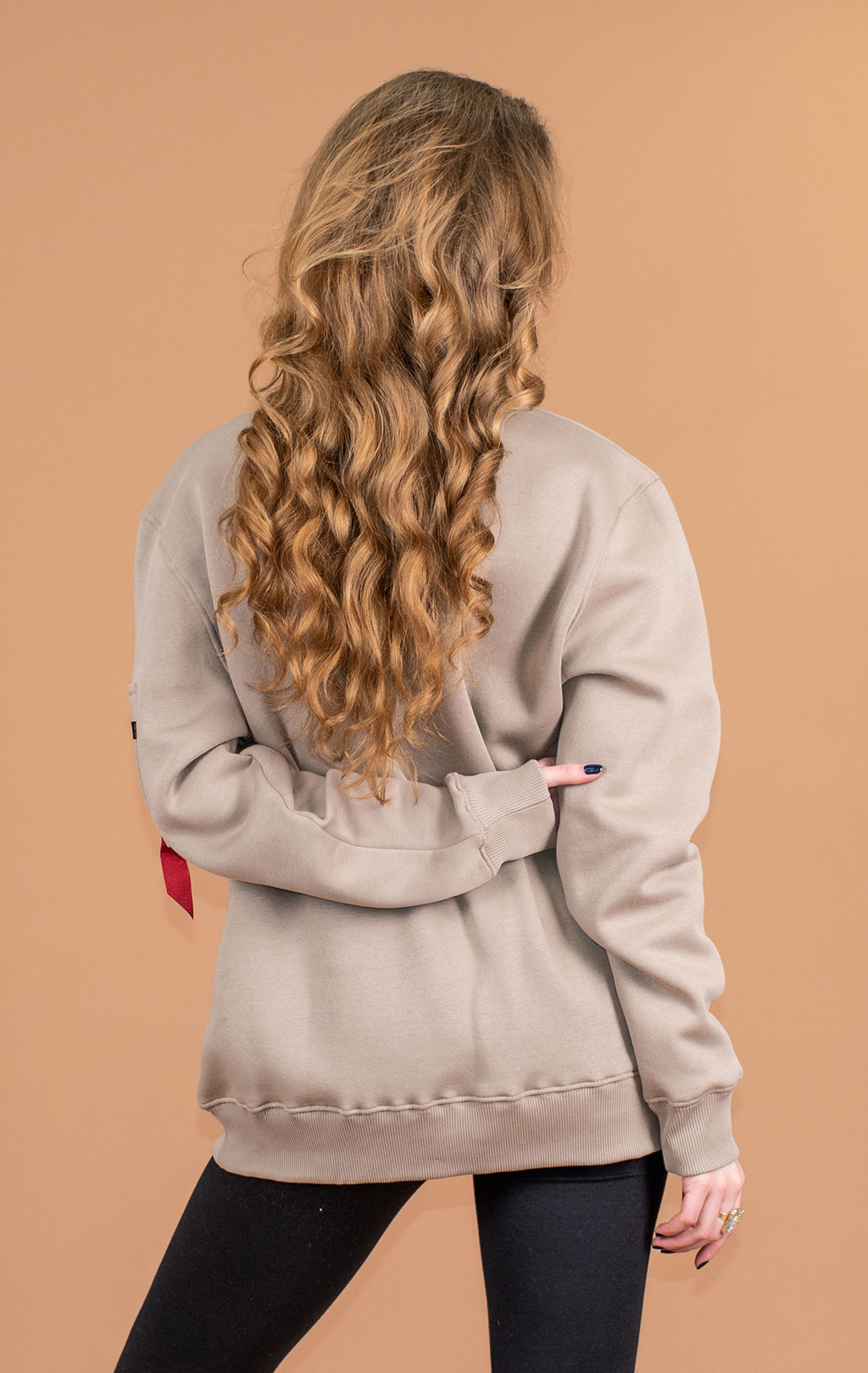 Свитшот ALPHA INDUSTRIES EMB SWEATER vintage sand 