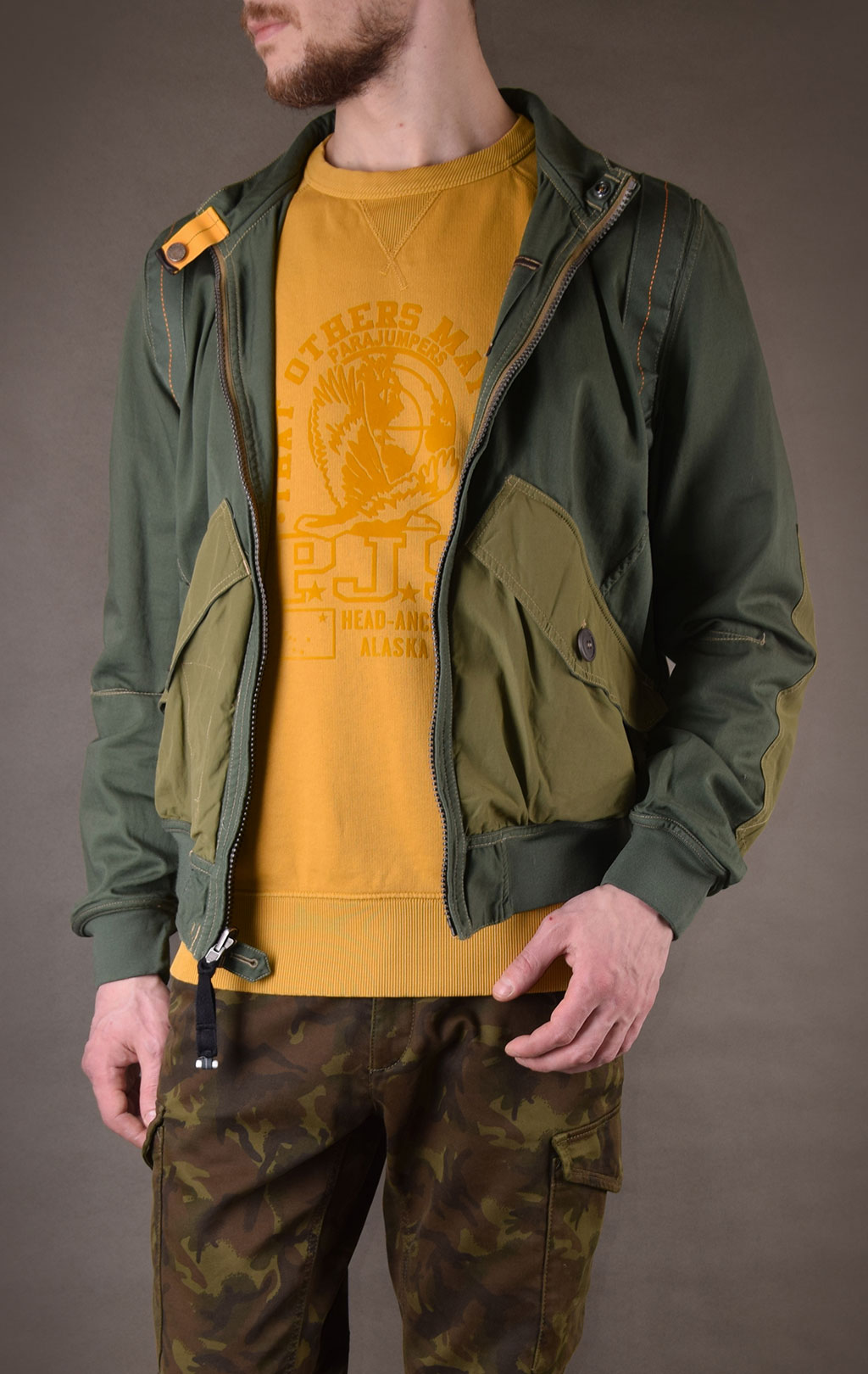 Ветровка PARAJUMPERS 175TH. SOUTH DAKOTA reversible cactus 