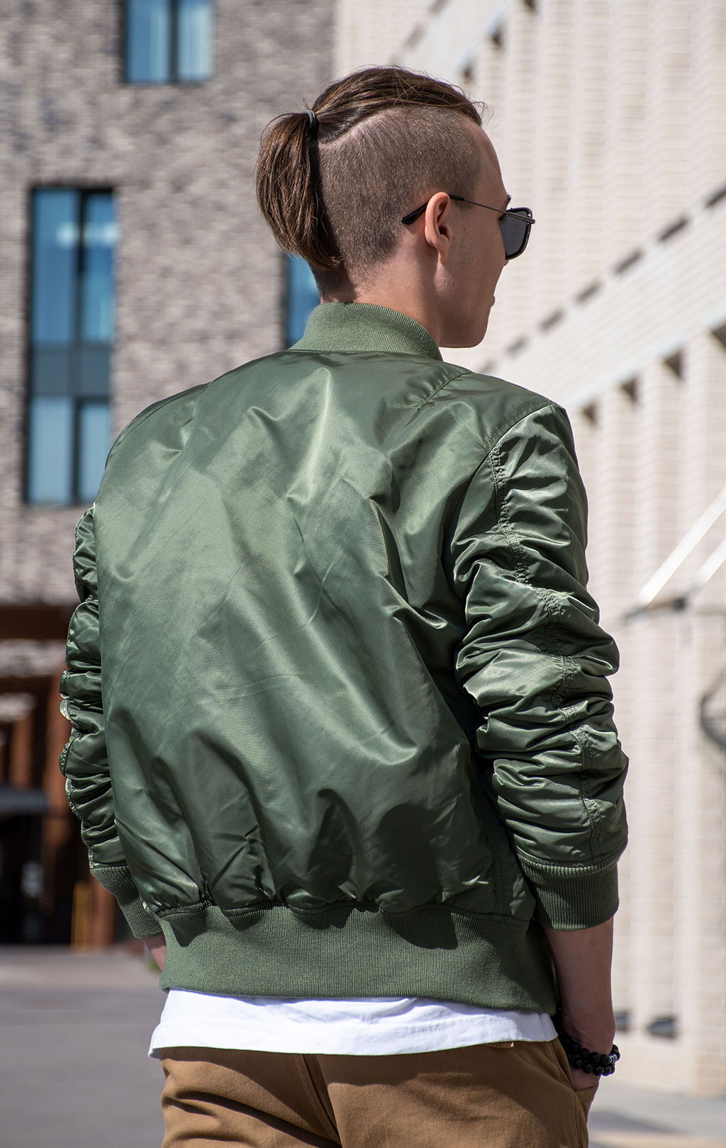Бомбер ALPHA INDUSTRIES SLIM FIT/EUROPEAN FIT MA-1 FW 21/22 m sage green 