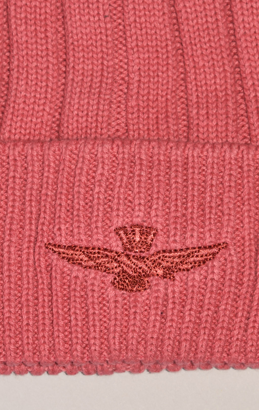 Шапка вязаная AERONAUTICA MILITARE FW 23/24/CN pink (CU 048) 