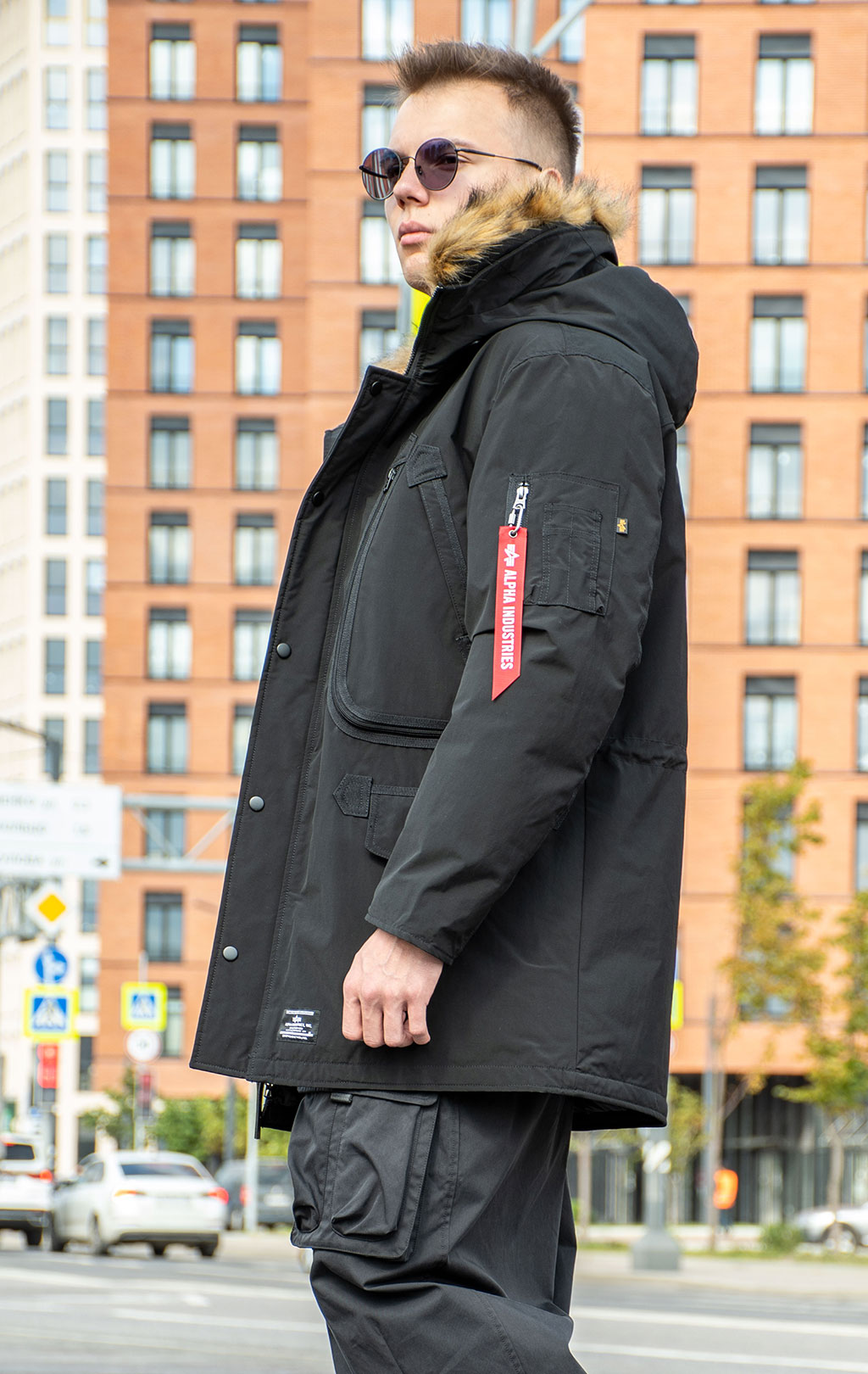 Аляска ALPHA INDUSTRIES ALPINE PARKA GEN-II N-3B FW 24/25 black 
