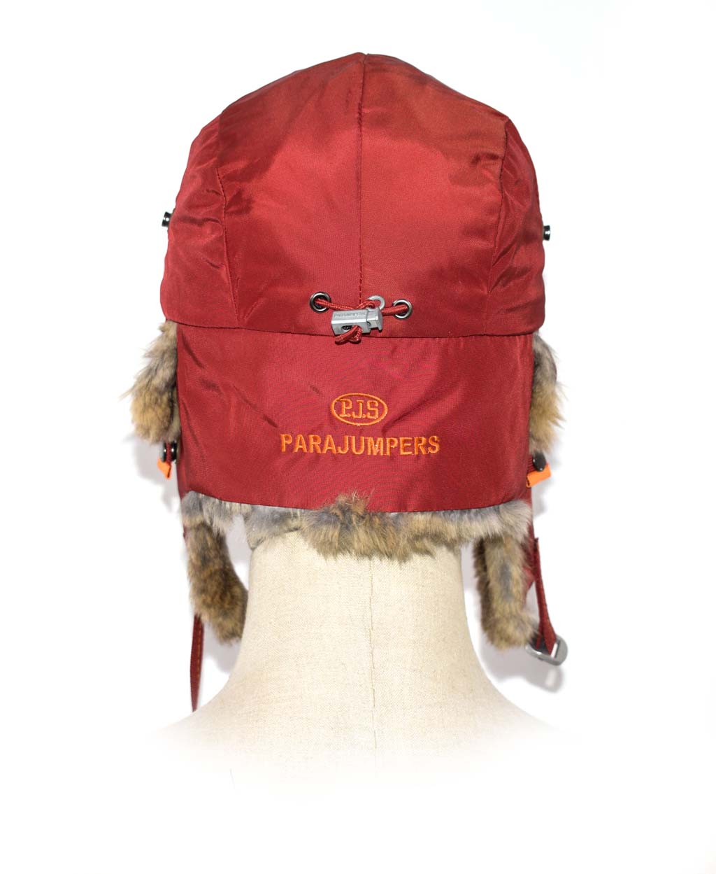 Шапка ушанка PARAJUMPERS AVIATOR HAT натур. мех red 