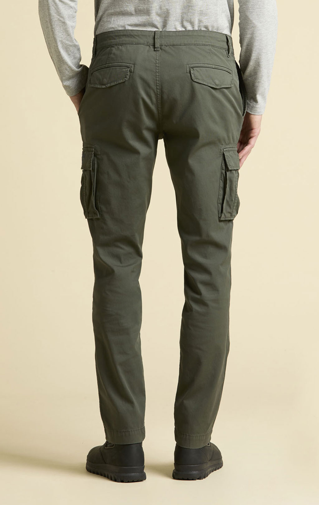 Брюки-карго AERONAUTICA MILITARE плотные FW 25/26/AL beluga grey (PA 1329) 
