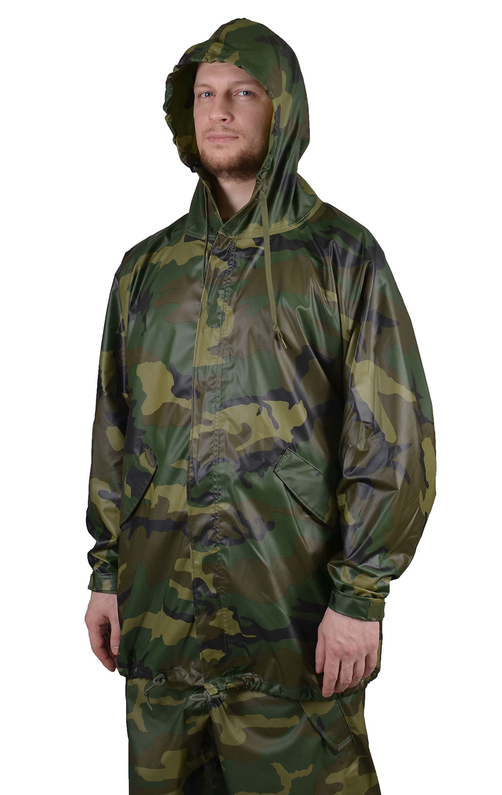 Костюм дождевой camo woodland США