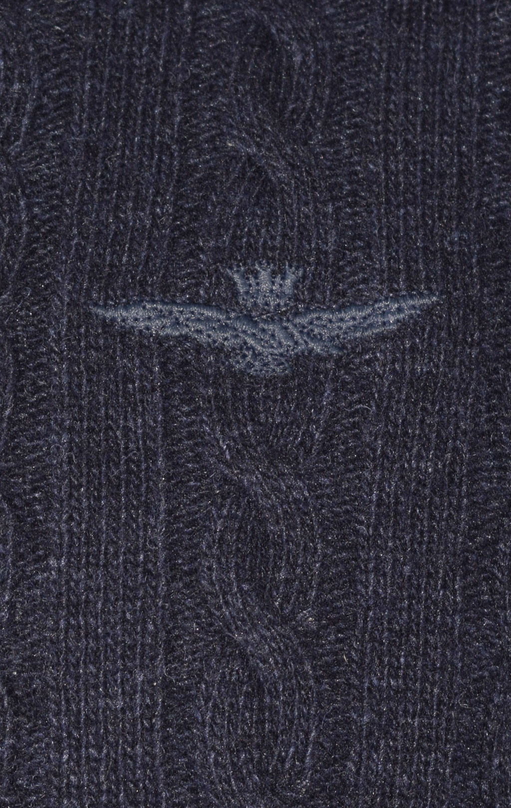 Свитер AERONAUTICA MILITARE big size FW 23/24/BG blue mountain (MA 1485) 