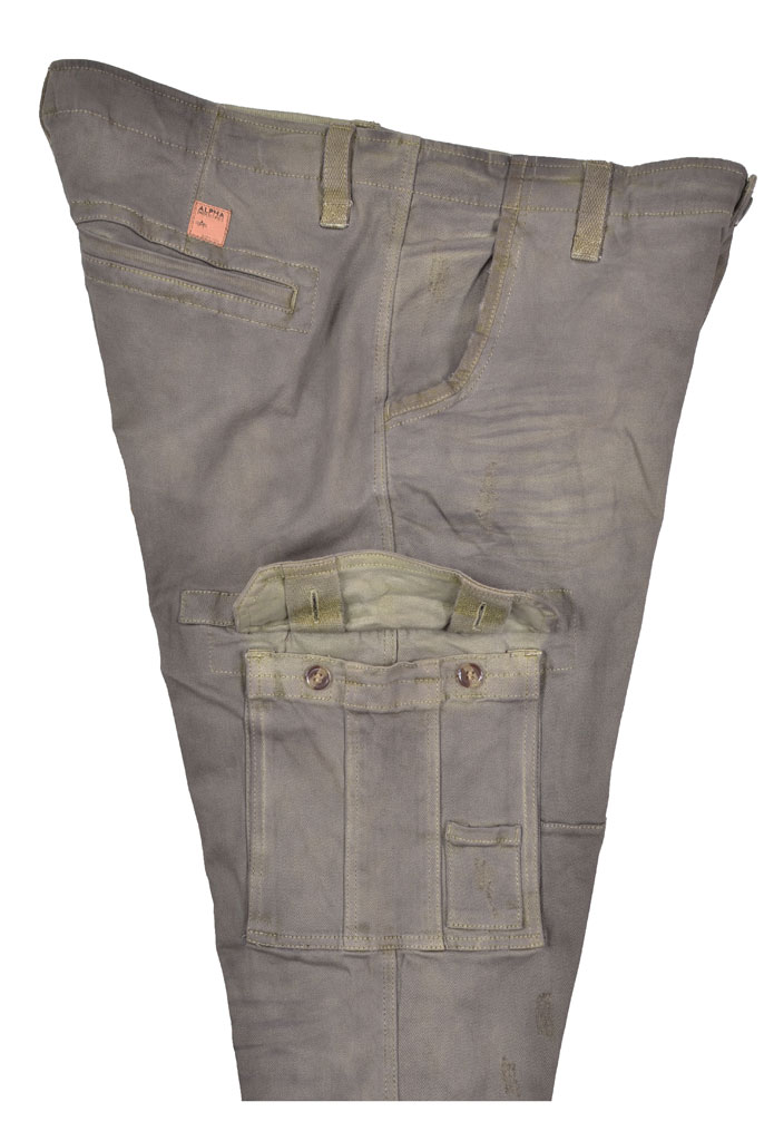 Брюки-карго ALPHA INDUSTRIES IMPACT olive vintage 