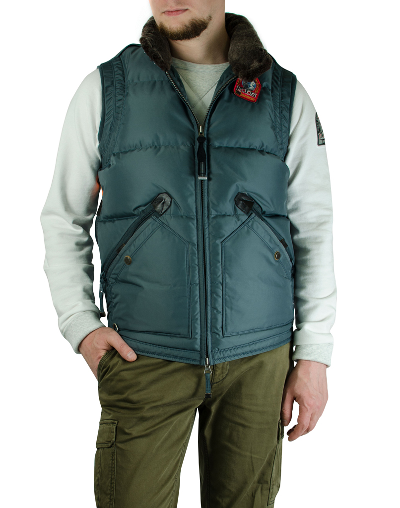 Жилет пуховой PARAJUMPERS KOBUK teal 