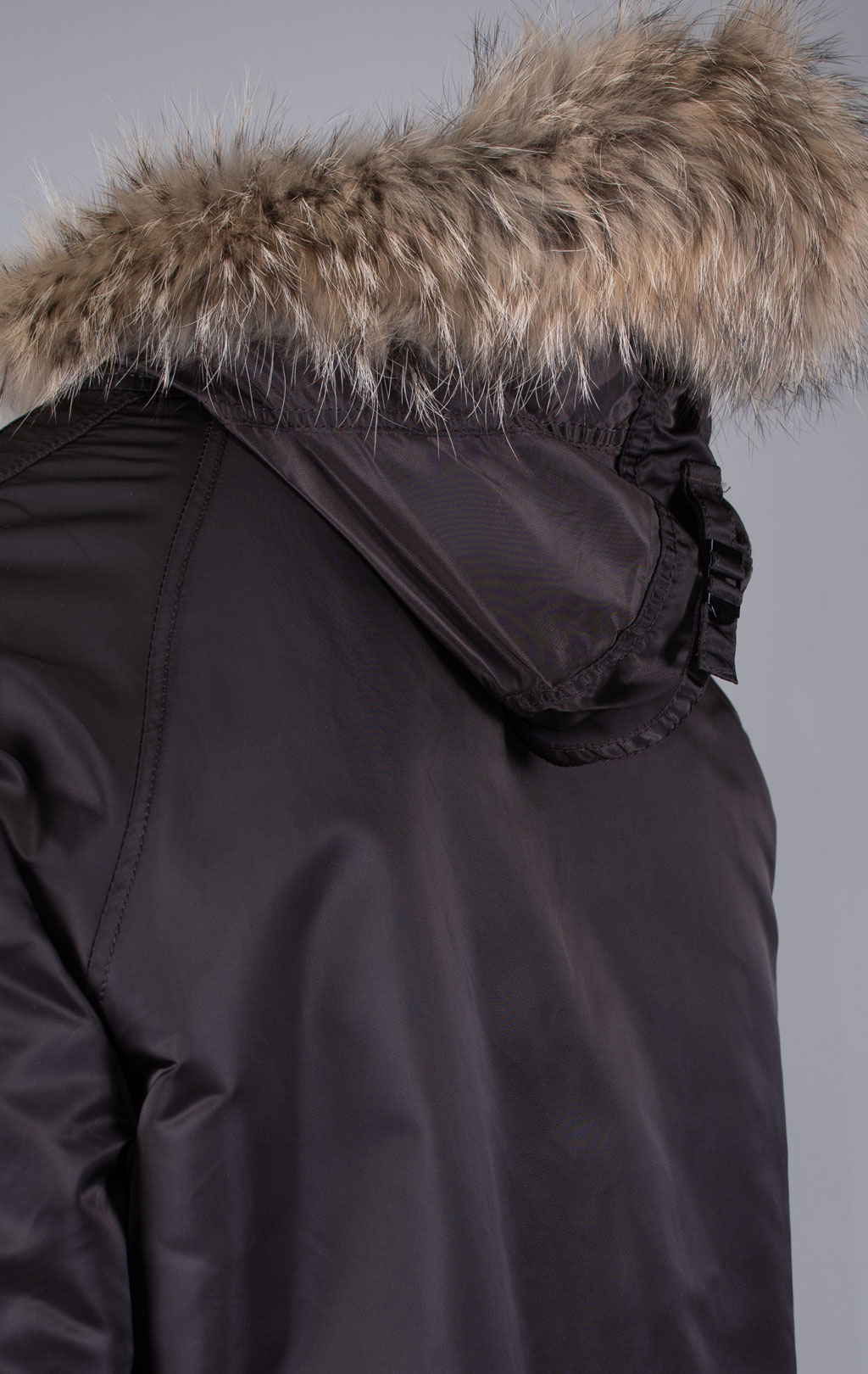 Аляска ALPHA INDUSTRIES N-3B VF 59 натур. мех deep brown 