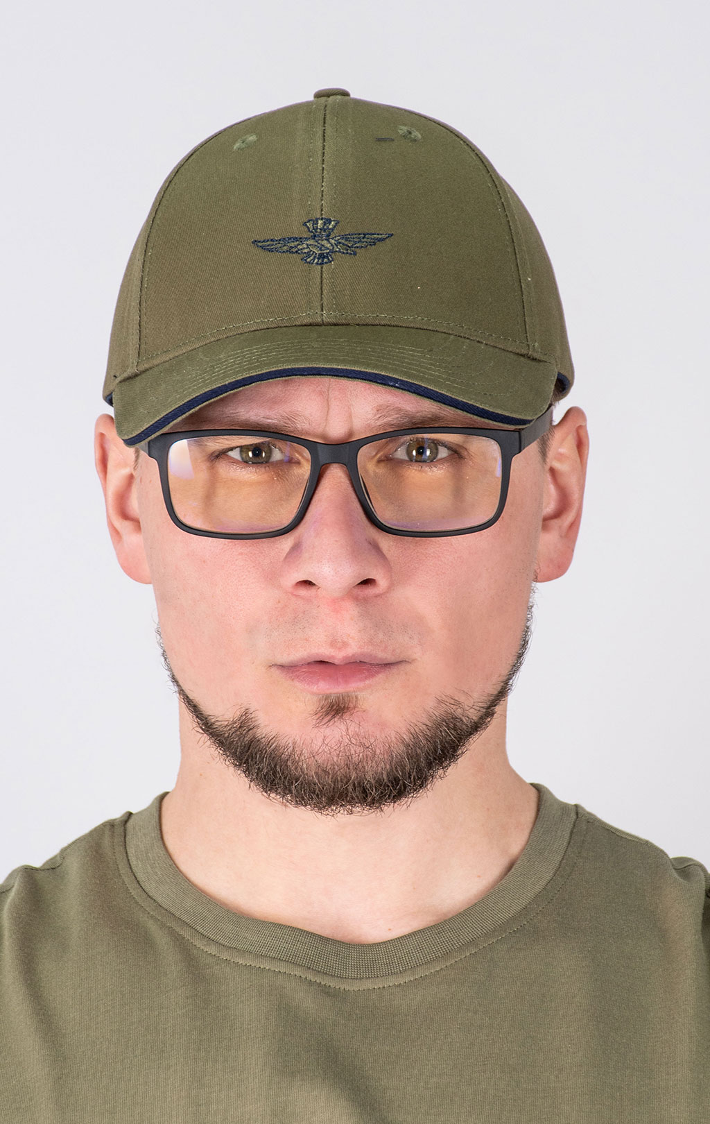 Бейсболка AERONAUTICA MILITARE SS 25 m/CN military olive (HA 1212) 