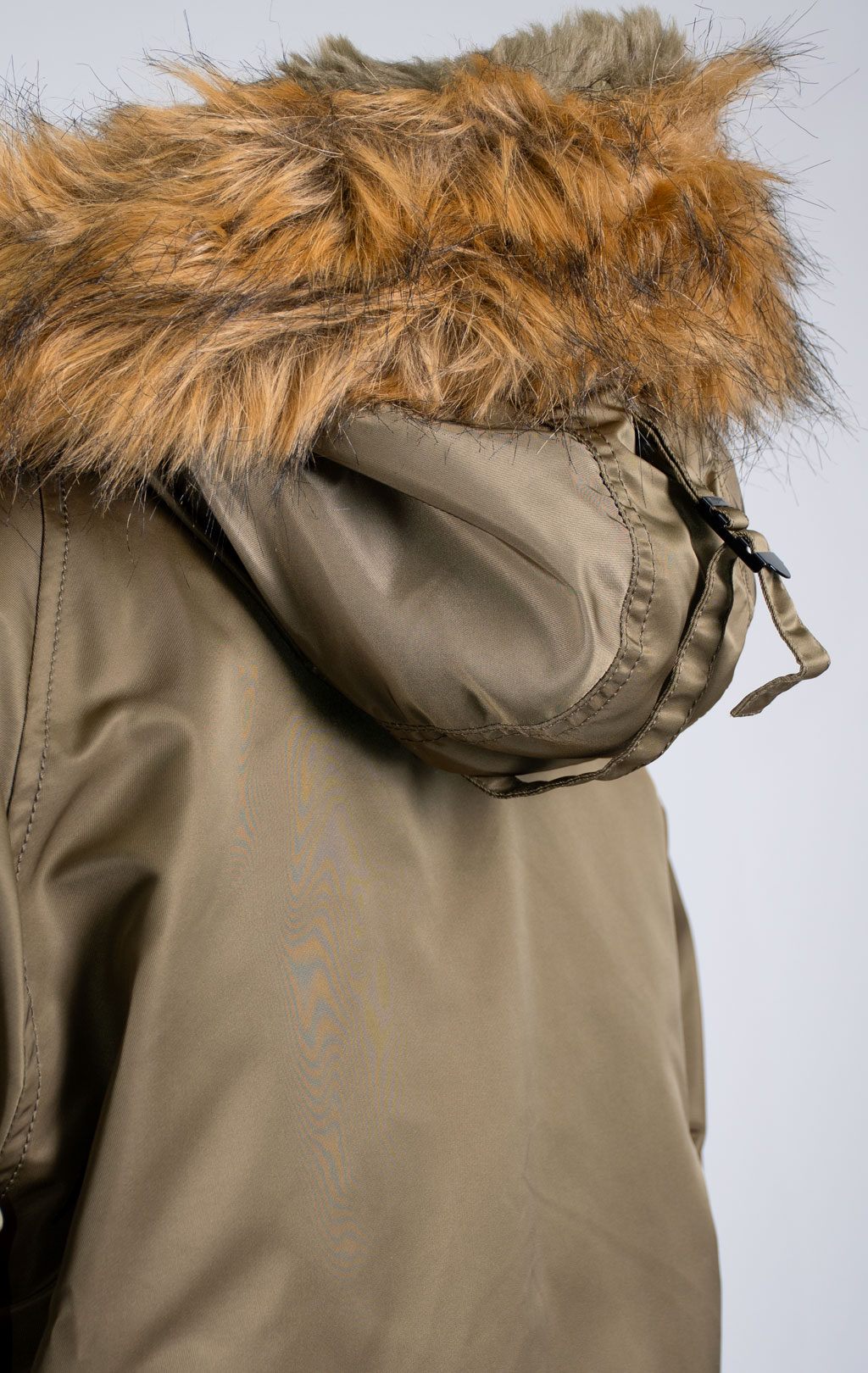 Аляска ALPHA INDUSTRIES SLIM FIT GEN-I N-3B vintage olive/orange 