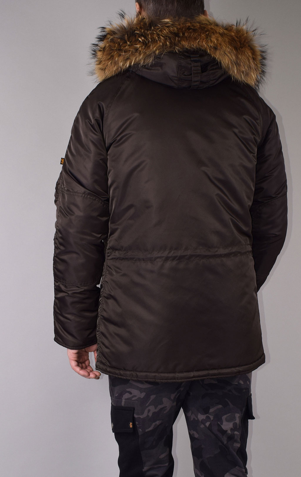 Аляска ALPHA INDUSTRIES VF 59 N-3B натур. мех deep brown 