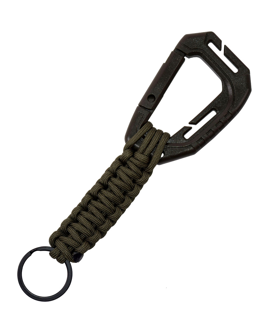 Держатель для ключей Mil-Tec PARACORD с карабином olive 