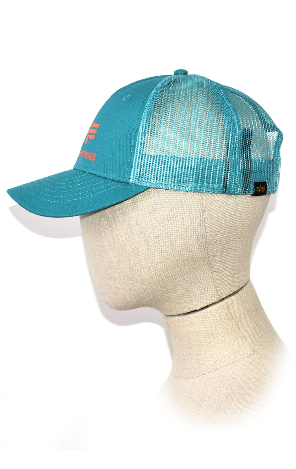 Бейсболка ALPHA INDUSTRIES BASIC TRUCKER CAP blue lagoon 