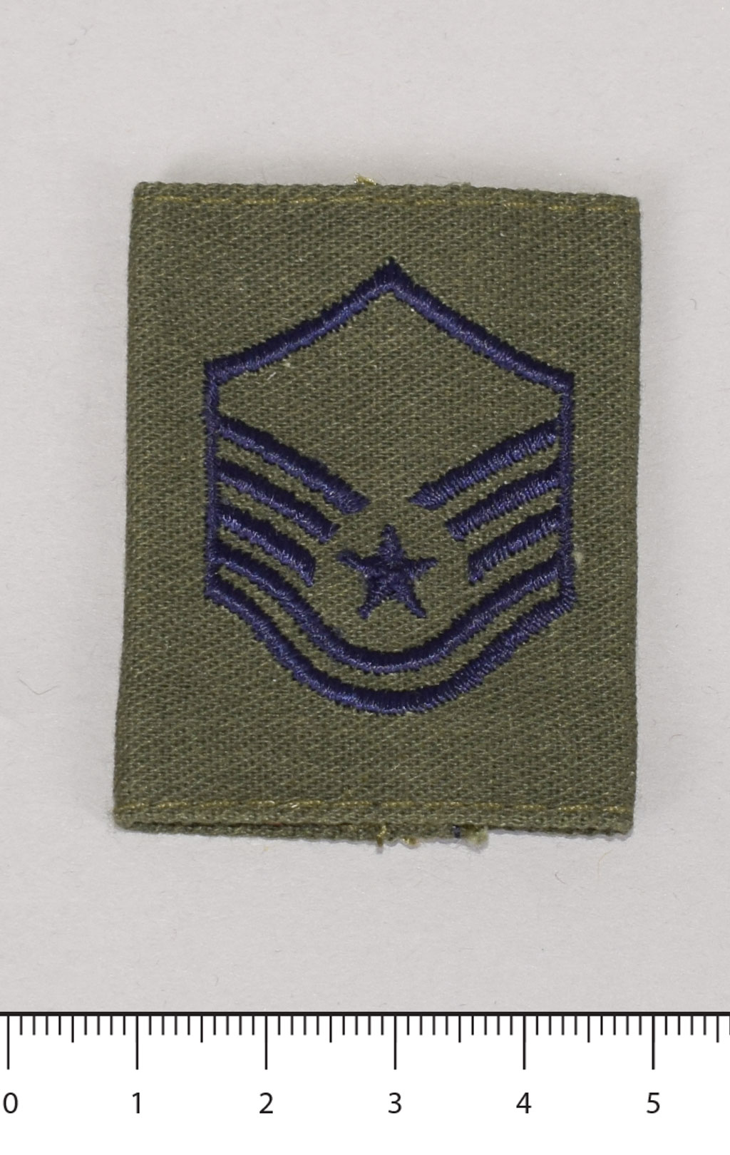 Нашивка-звание нагрудный погон USAF MASTER SERGEANT olive #5013 США