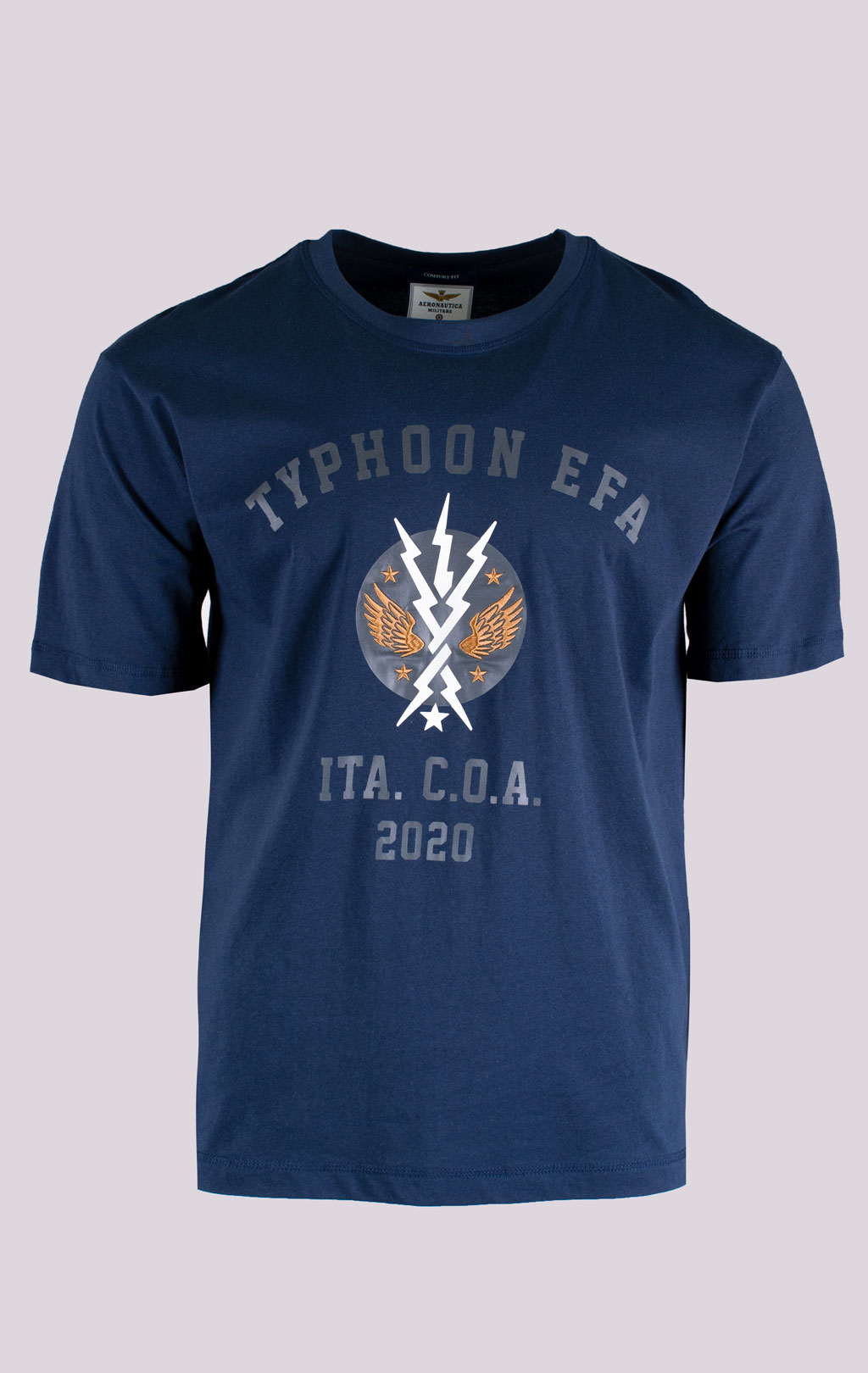 Футболка AERONAUTICA MILITARE big size SS 26/BD blue navy (TS 2529) 