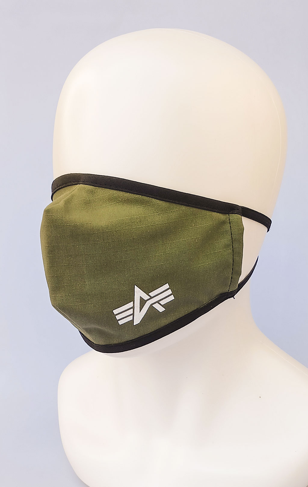 Маска защитная тканевая ALPHA INDUSTRIES CREW FACE MASK olive 