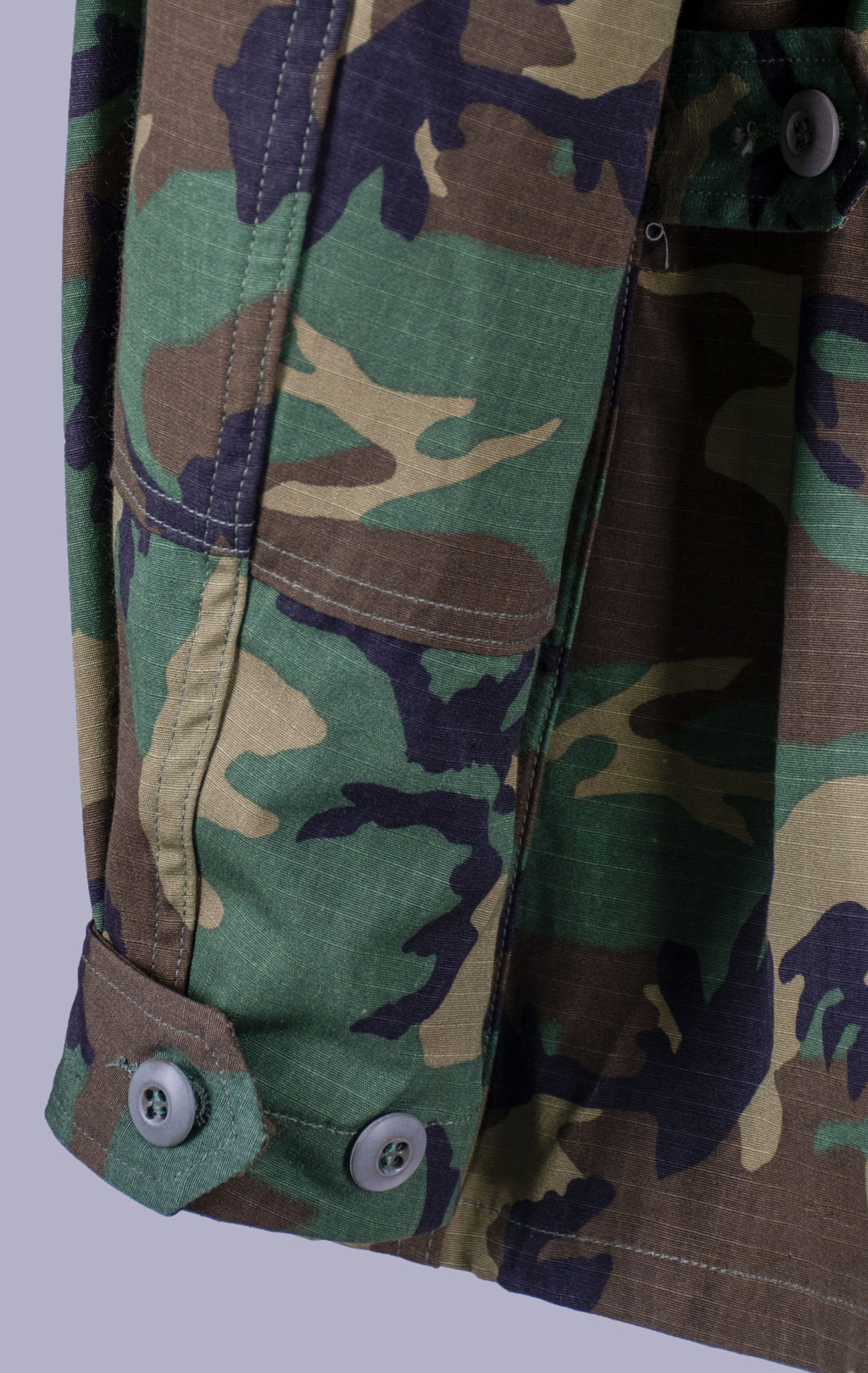 Китель полевой BDU хлопок Rip-Stop camo woodland США