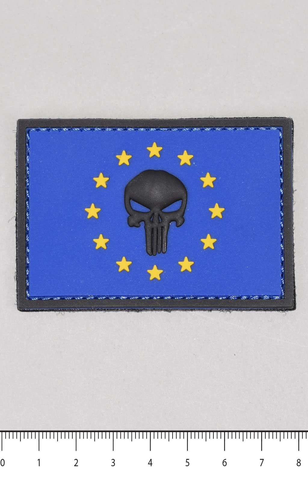 Нашивка ПВХ Fostex PUNISHER EU на липучке (5334) 