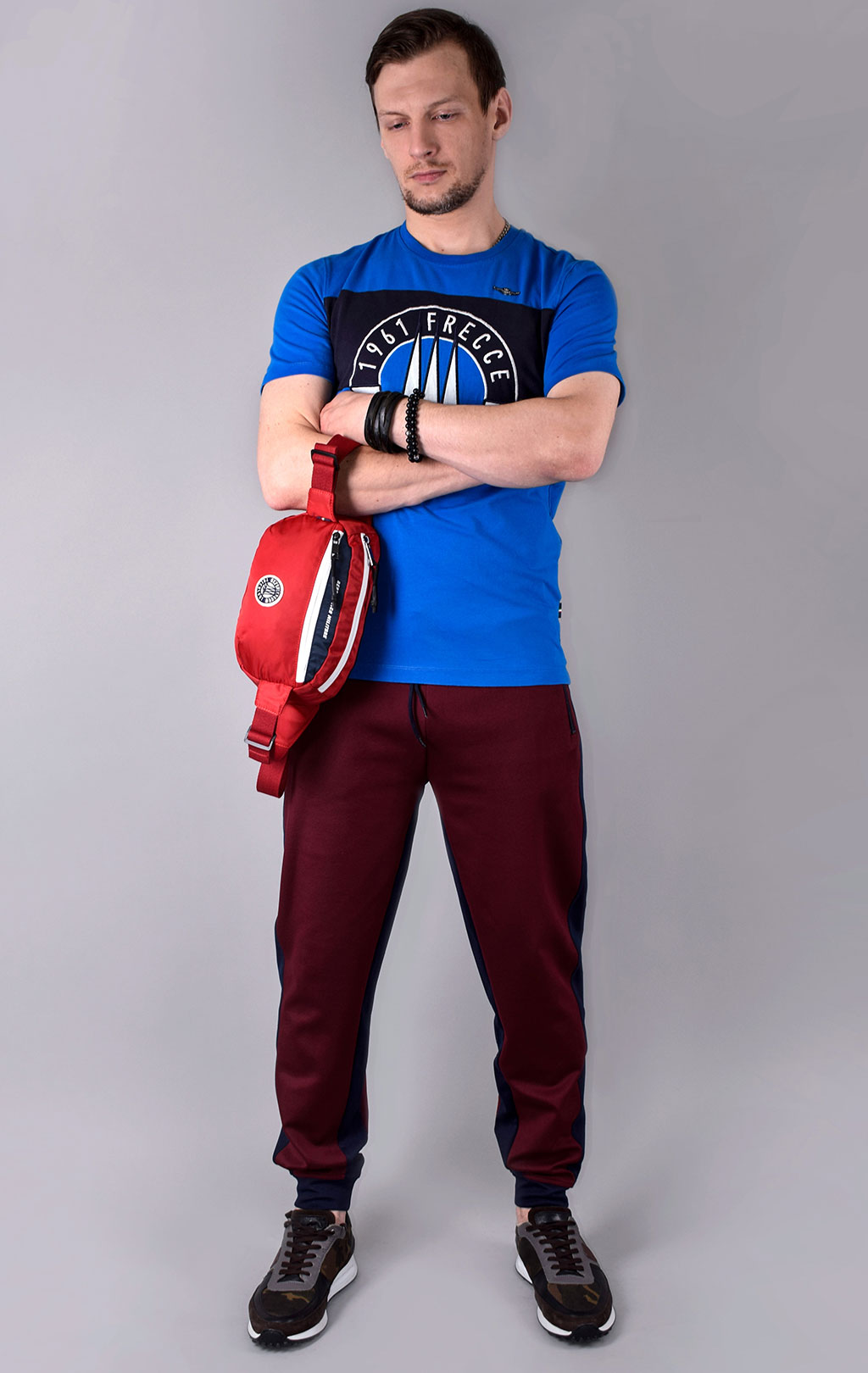 Футболка AERONAUTICA MILITARE SS 20 bluette (TS 1698)