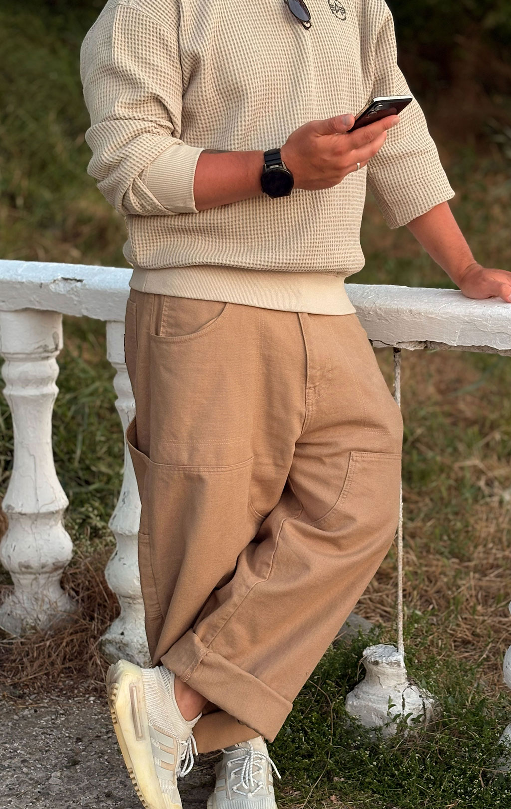 Брюки-карго ALPHA INDUSTRIES CARPENTER PANT sand 