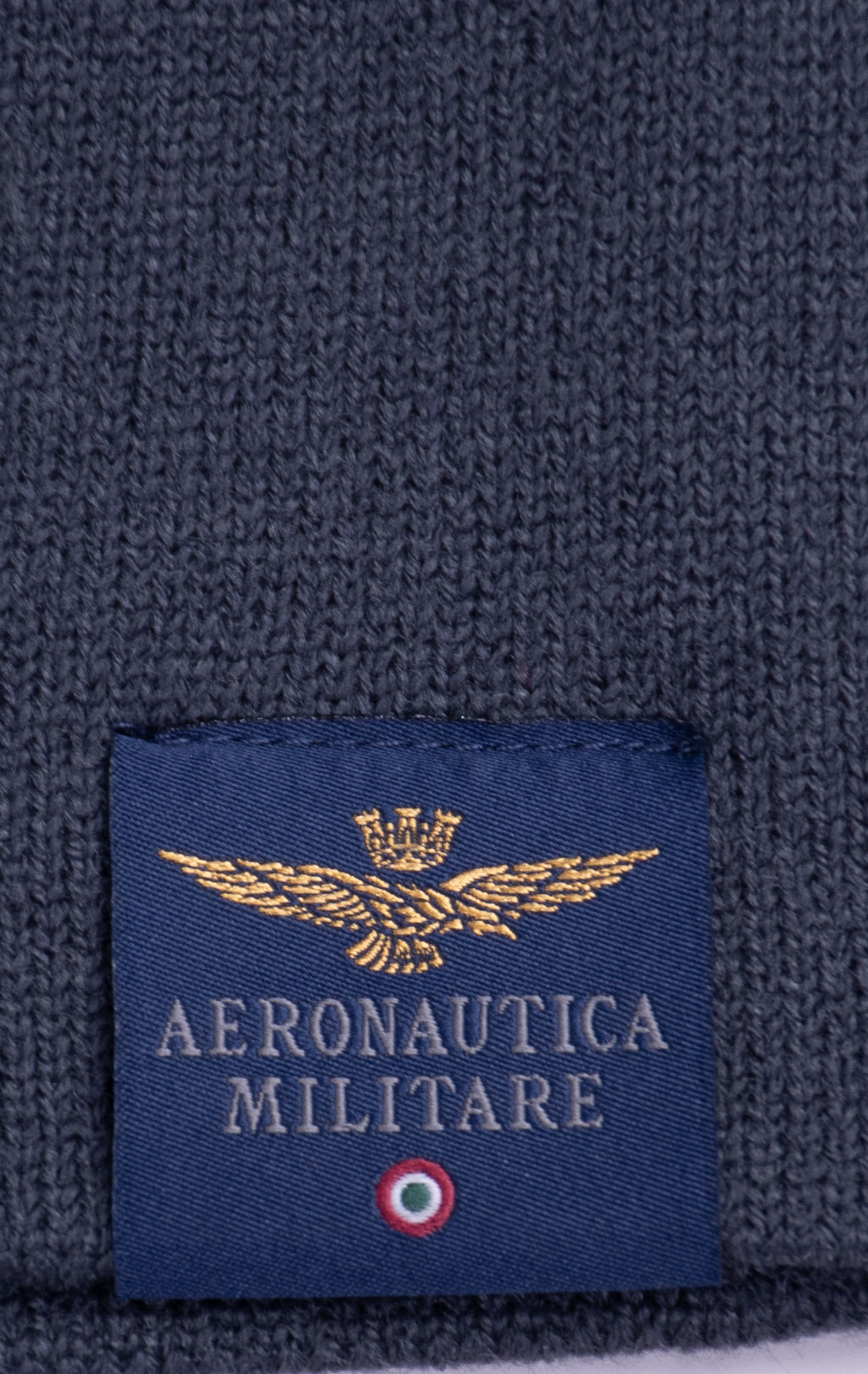 Шапка вязаная AERONAUTICA MILITARE FW 26/27/CN shark (CU 0092) 