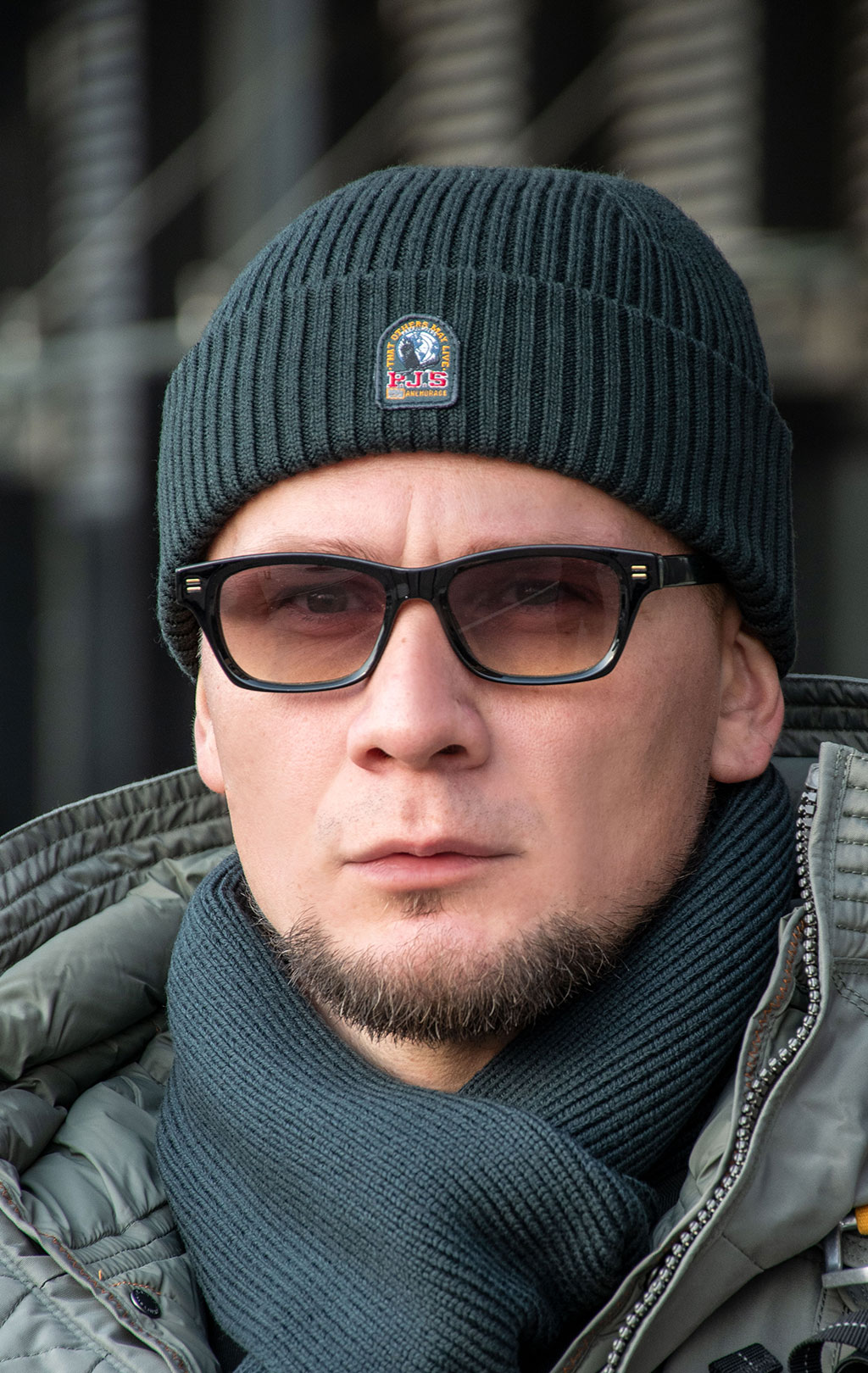 Шапка вязаная PARAJUMPERS RIB HAT FW 24/25 green gables 