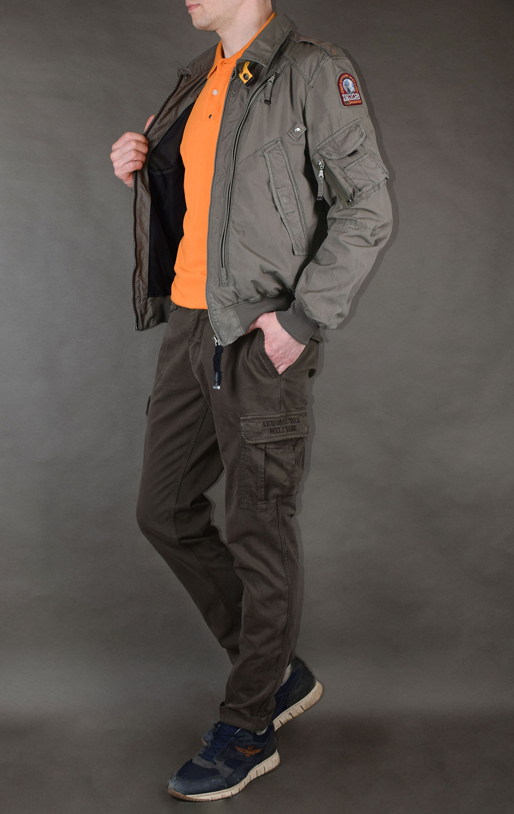 Ветровка PARAJUMPERS BRIGADIER army 