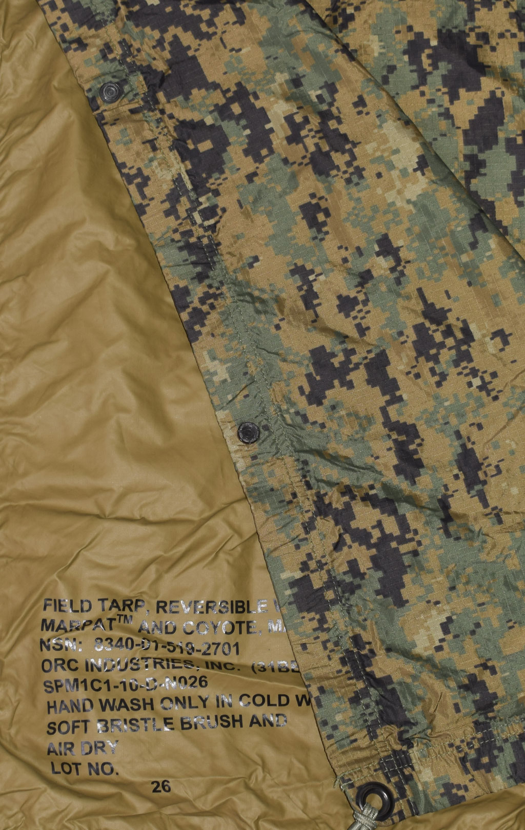 Тент 2-х сторонний marpat woodland б/у США