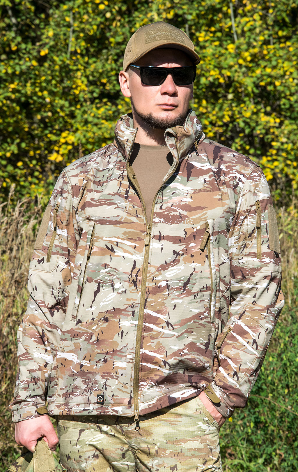 Куртка тактическая softshell Pentagon мембрана ARTAXES big size Soft Shell camo penta 08011 