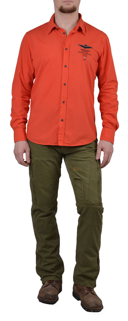 Рубашка AERONAUTICA MILITARE orange (CA 906) 