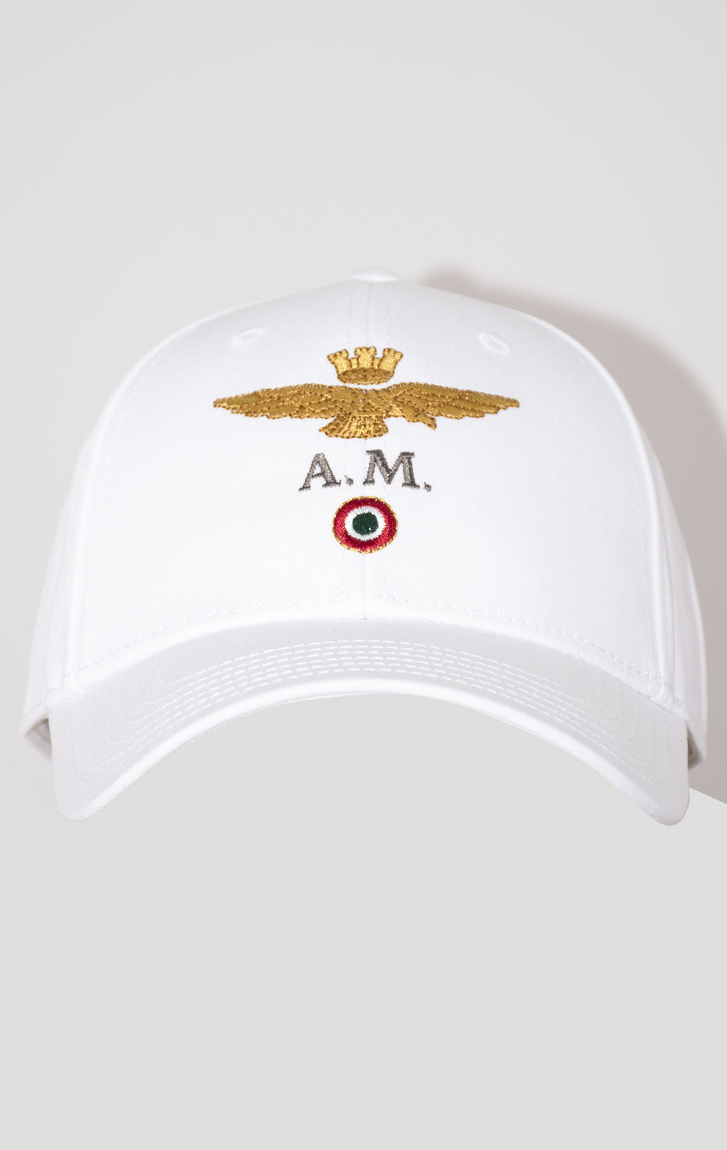 Бейсболка AERONAUTICA MILITARE SS 24/CN off white (HA 1100) 