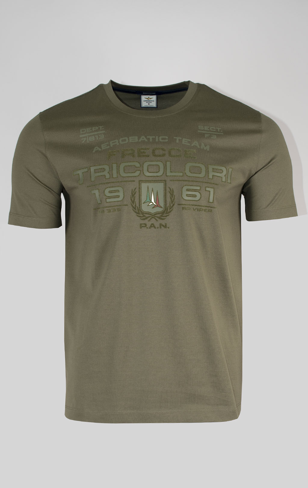 Футболка AERONAUTICA MILITARE SS 25 m/BD military olive (TS 2423) 