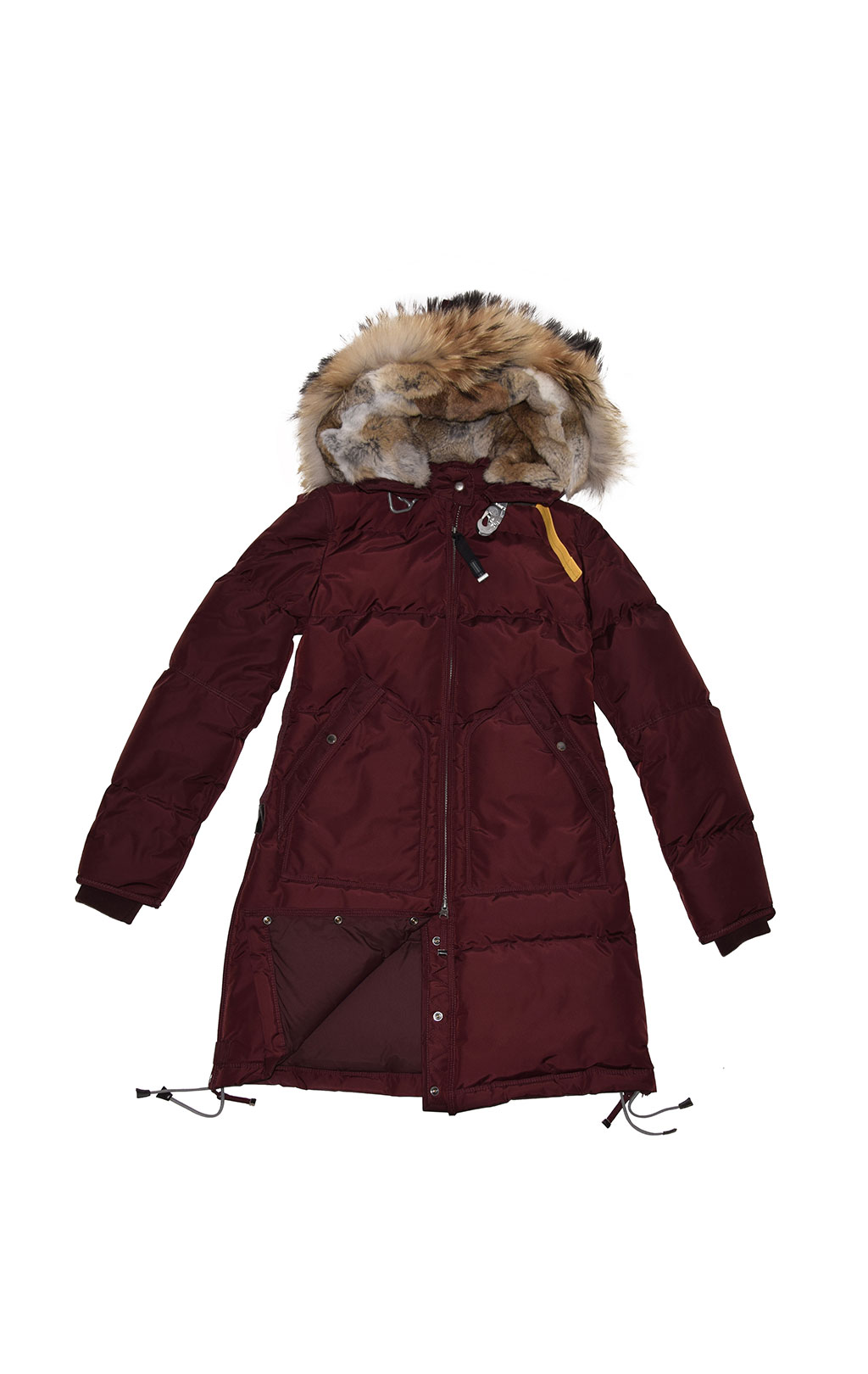 Женская куртка-пуховик PARAJUMPERS LONG BEAR burgundy 