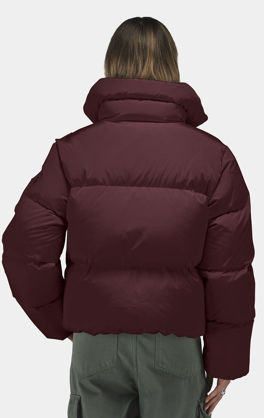 Женская куртка ALPHA INDUSTRIES SIERRA SHORT PUFFER FW 25/26 cedar red 