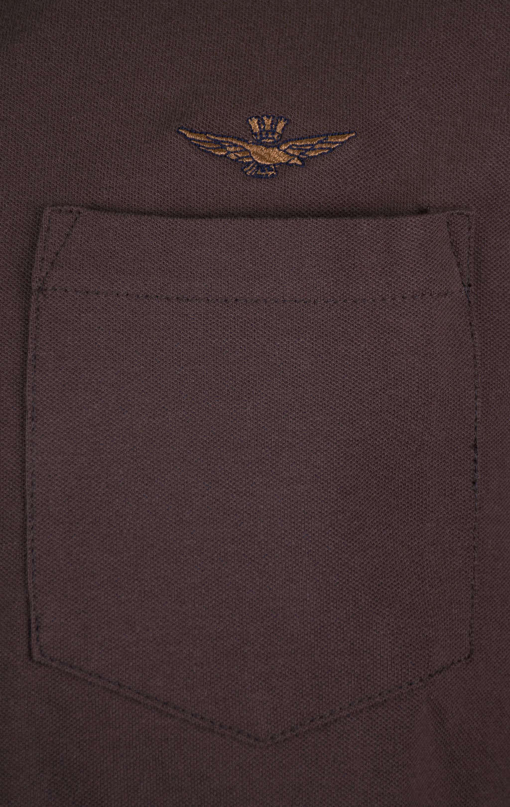 Рубашка трикотажная AERONAUTICA MILITARE FW 26/27/BD chestnut brown (CA 1313) 