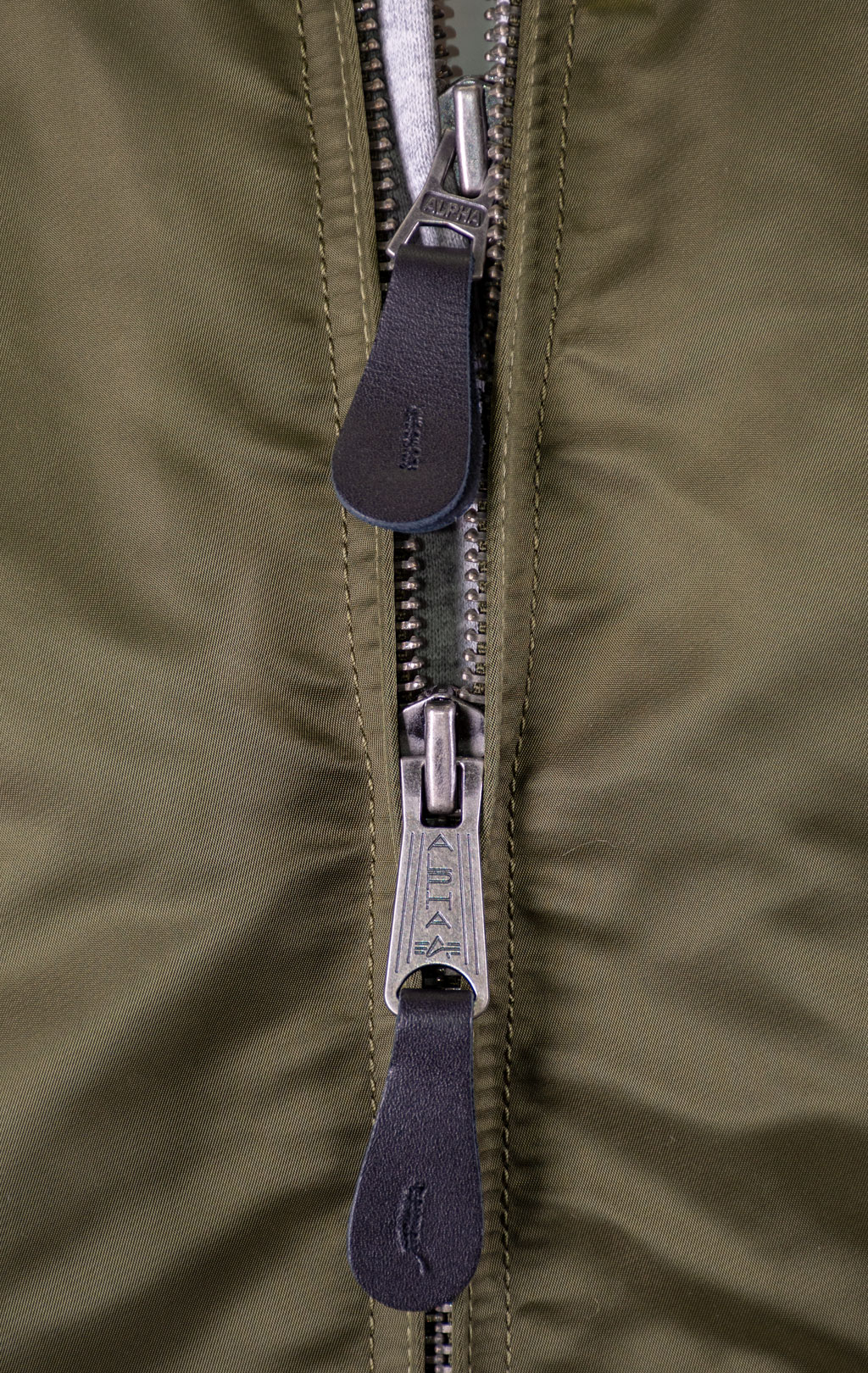 Куртка-бомбер лётная ALPHA INDUSTRIES MA-1 D-Tec big size sage green 