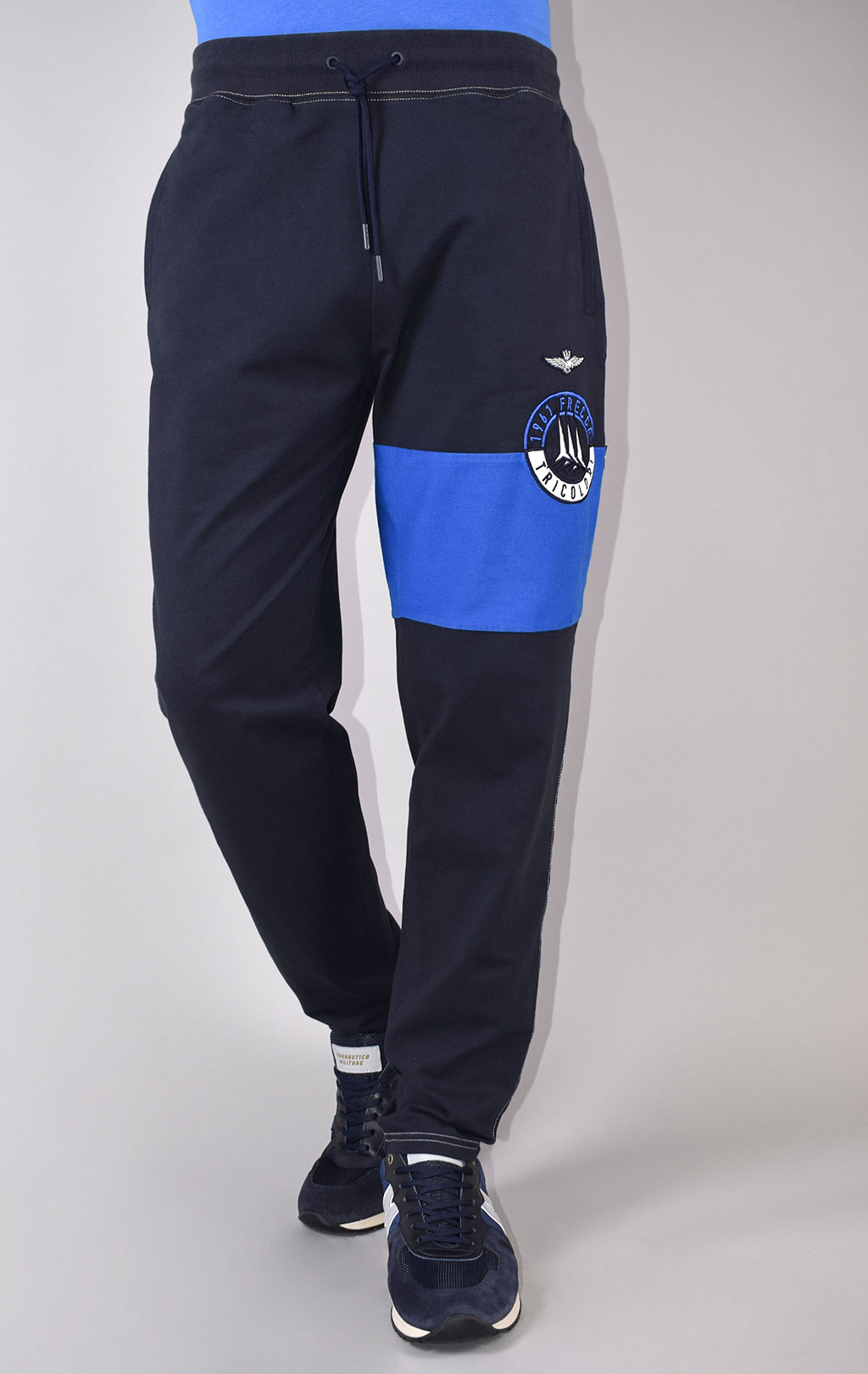 Брюки спортивные AERONAUTICA MILITARE SS 20/TR blue navy (PF 756) 