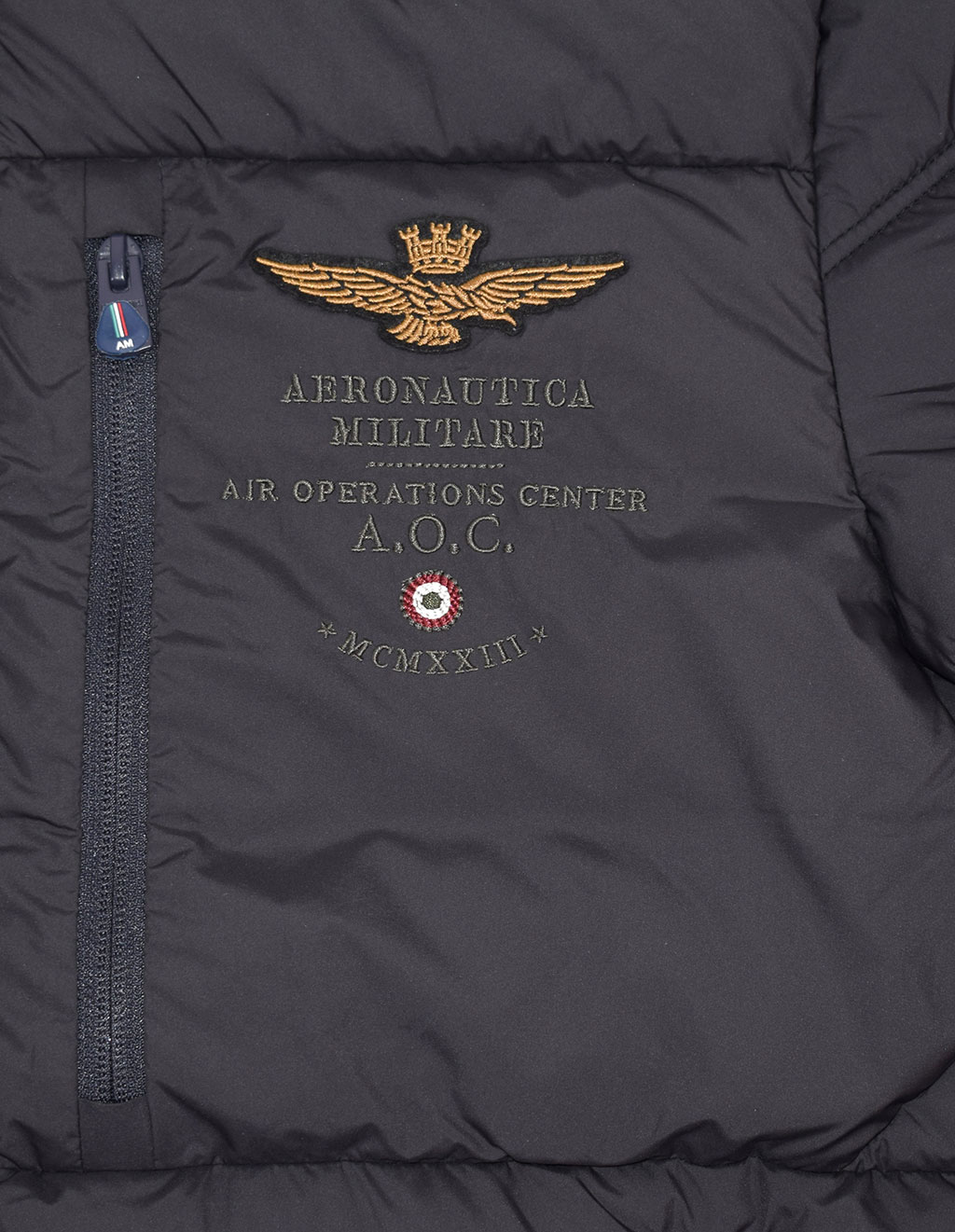 Куртка-пуховик AERONAUTICA MILITARE FW 19/20 jet black (AB 1686) 