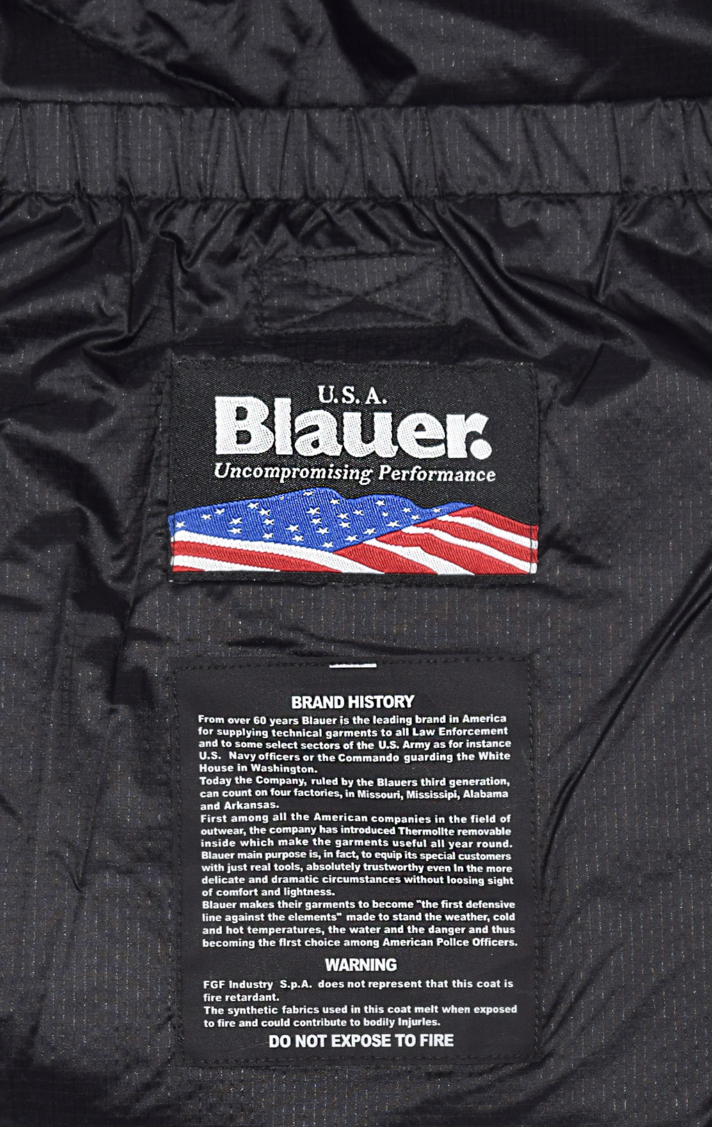 Куртка-аляска пуховая BLAUER RAINCOAT LONG FW 19/20 black (005565) 