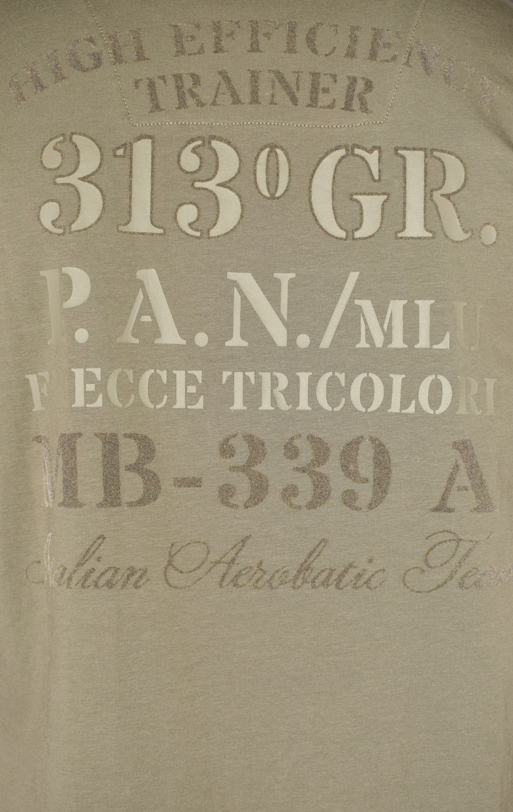 Лонгслив AERONAUTICA MILITARE FW 22/23/BD verde militare (TS 2003) 