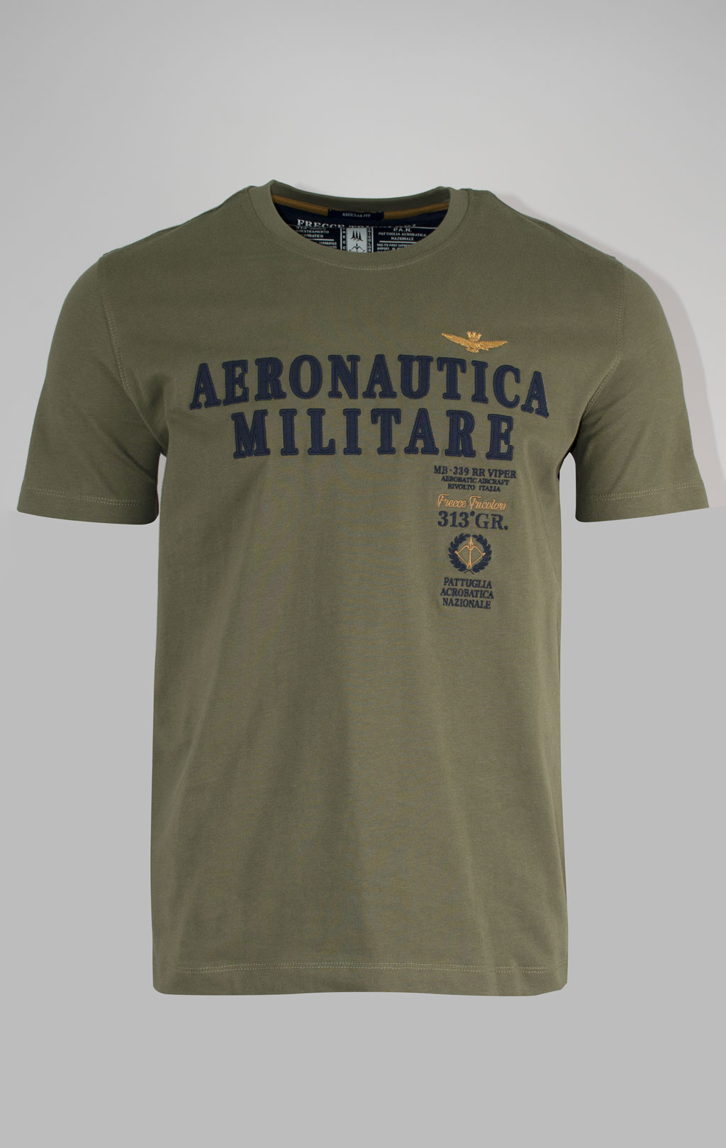 Футболка AERONAUTICA MILITARE SS 25 m/BD military olive (TS 2401) 