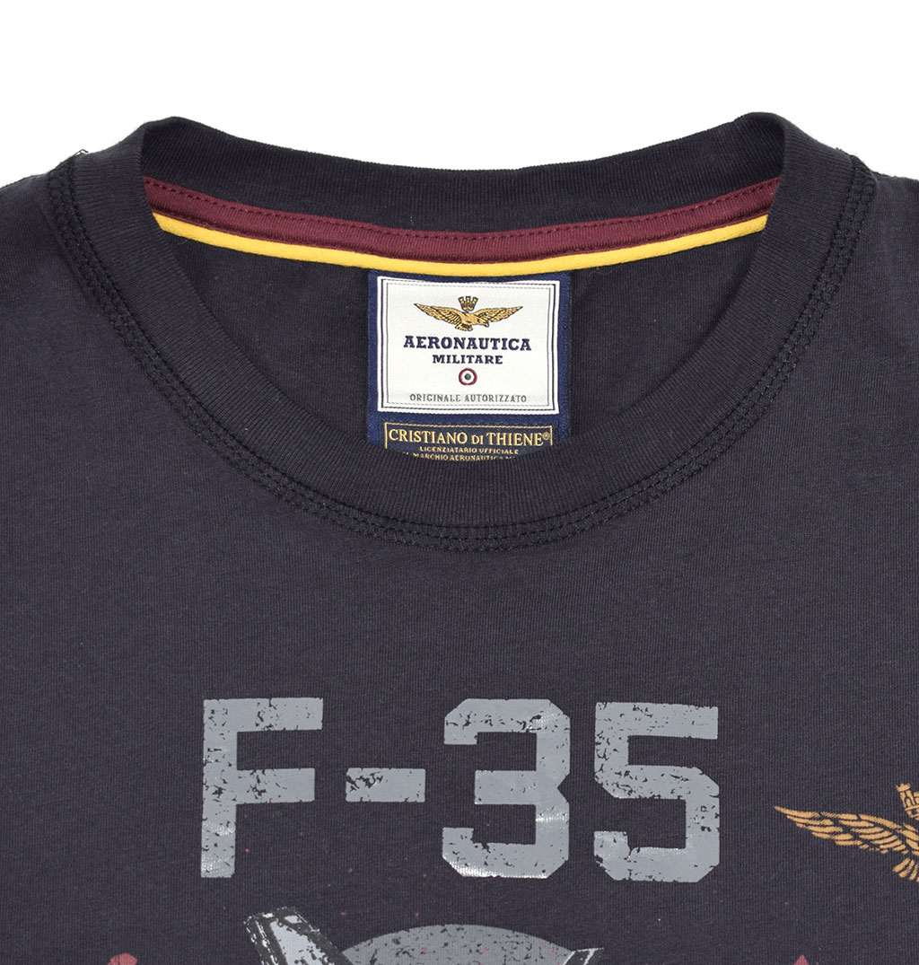 Лонгслив AERONAUTICA MILITARE FW 19/20 blue navy (TS 1670) 