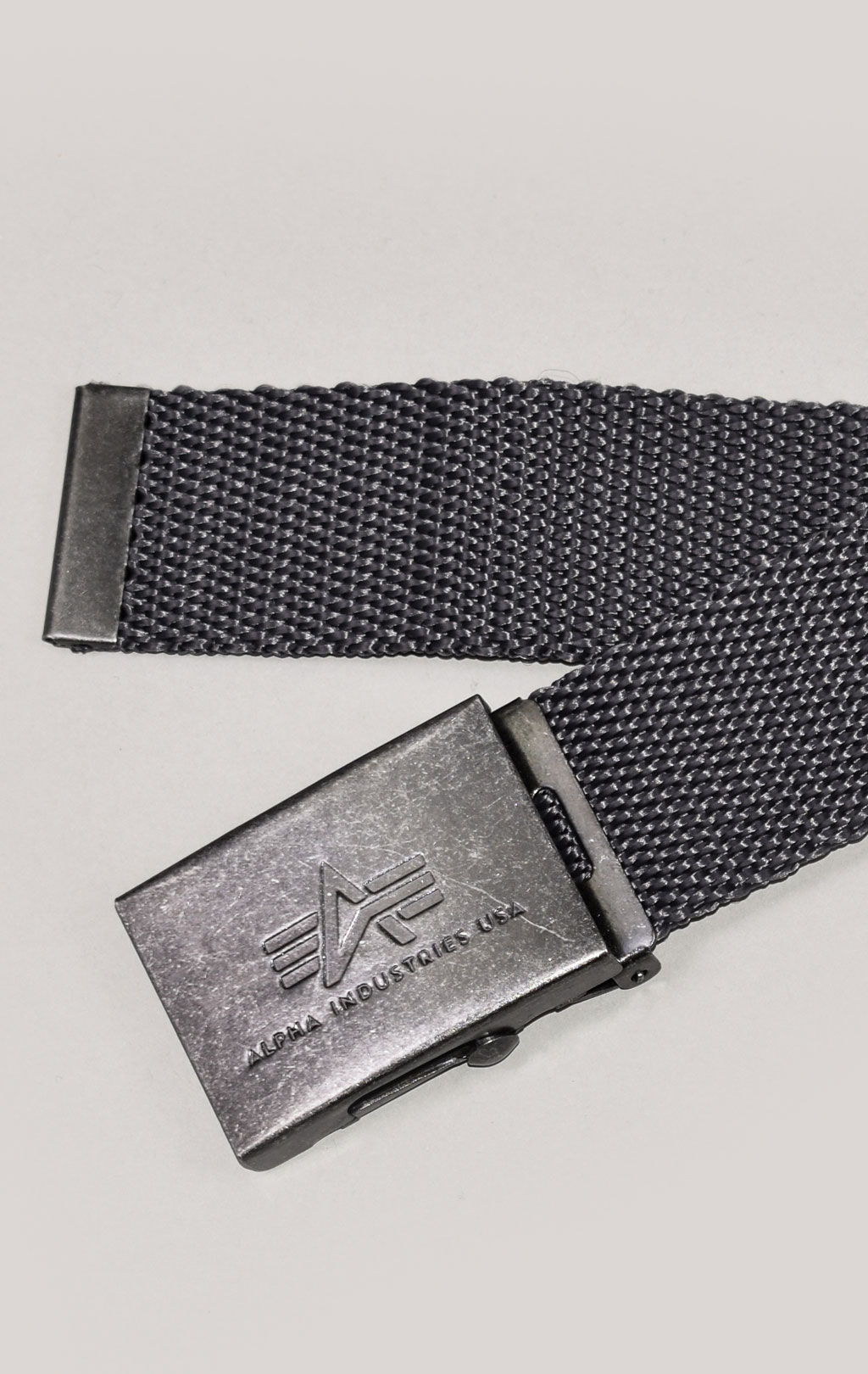 Ремень брючный ALPHA INDUSTRIES HEAVY DUTY BELT 4 cm rep. grey 