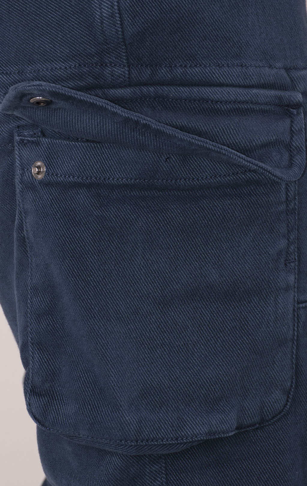 Брюки-карго AERONAUTICA MILITARE плотные FW 24/25/TR dark blue (PA 1613) 