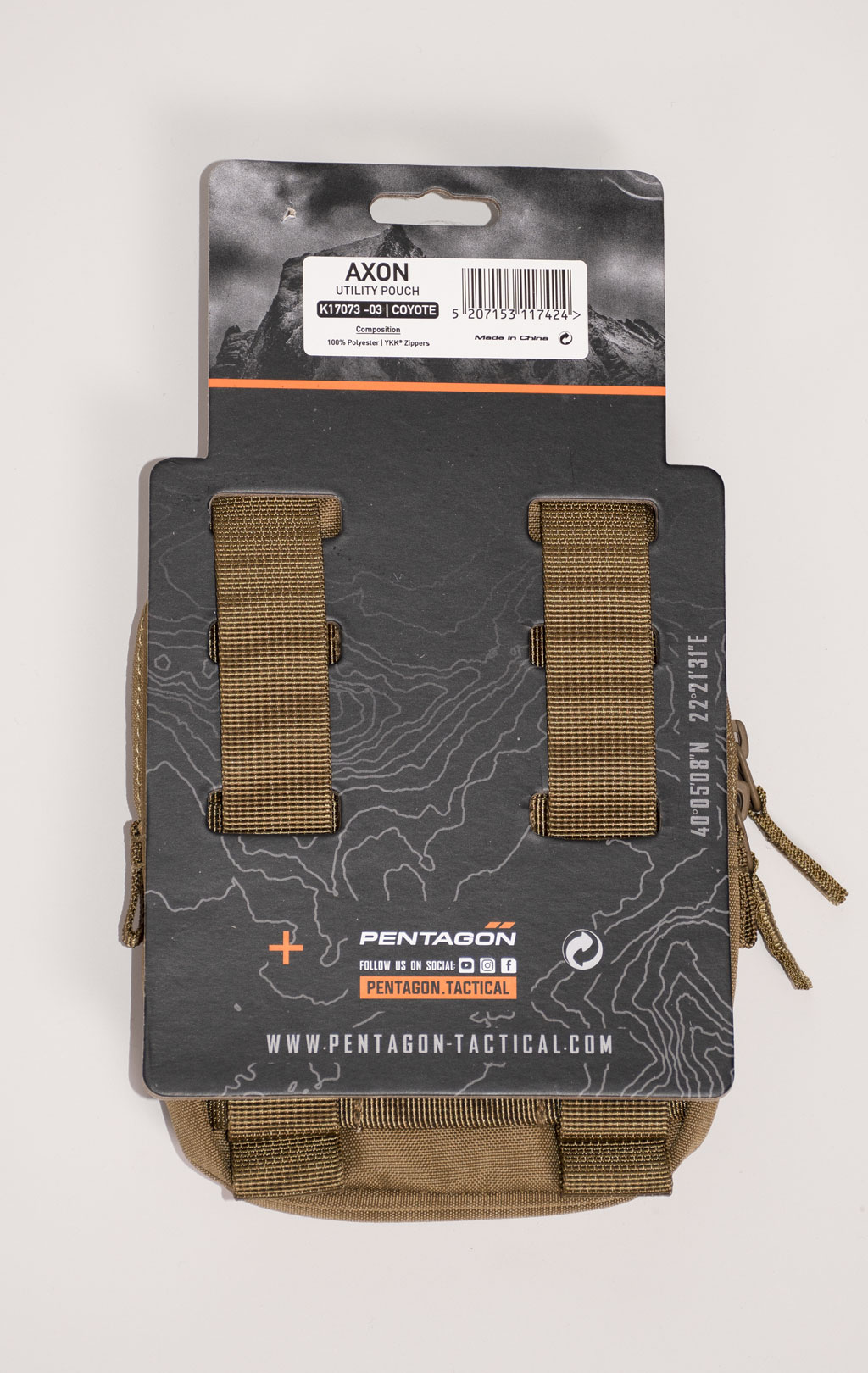 Подсумок Pentagon AXON UTILITY coyote 17073 